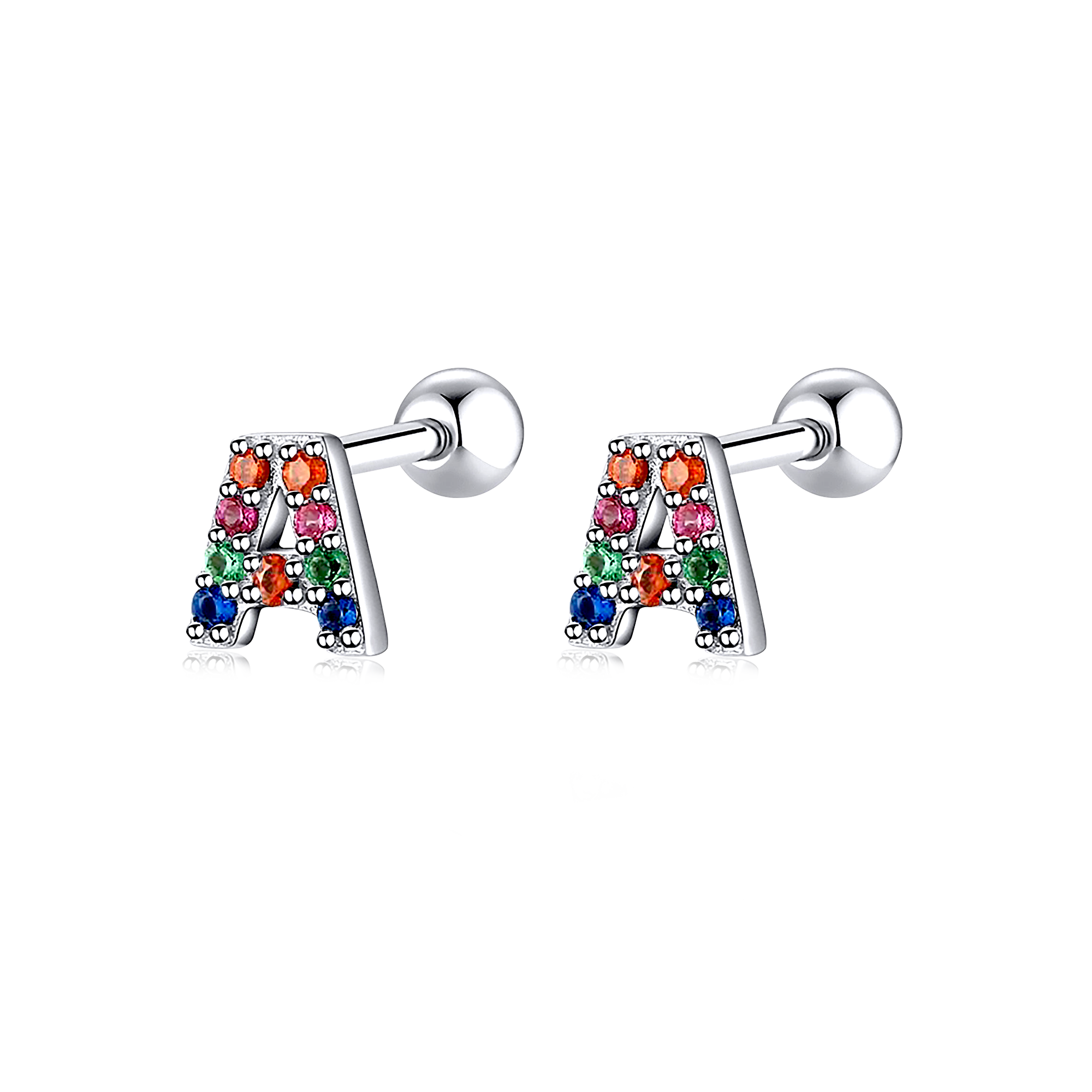 Pendientes Letritas Color - LePetiteMarie