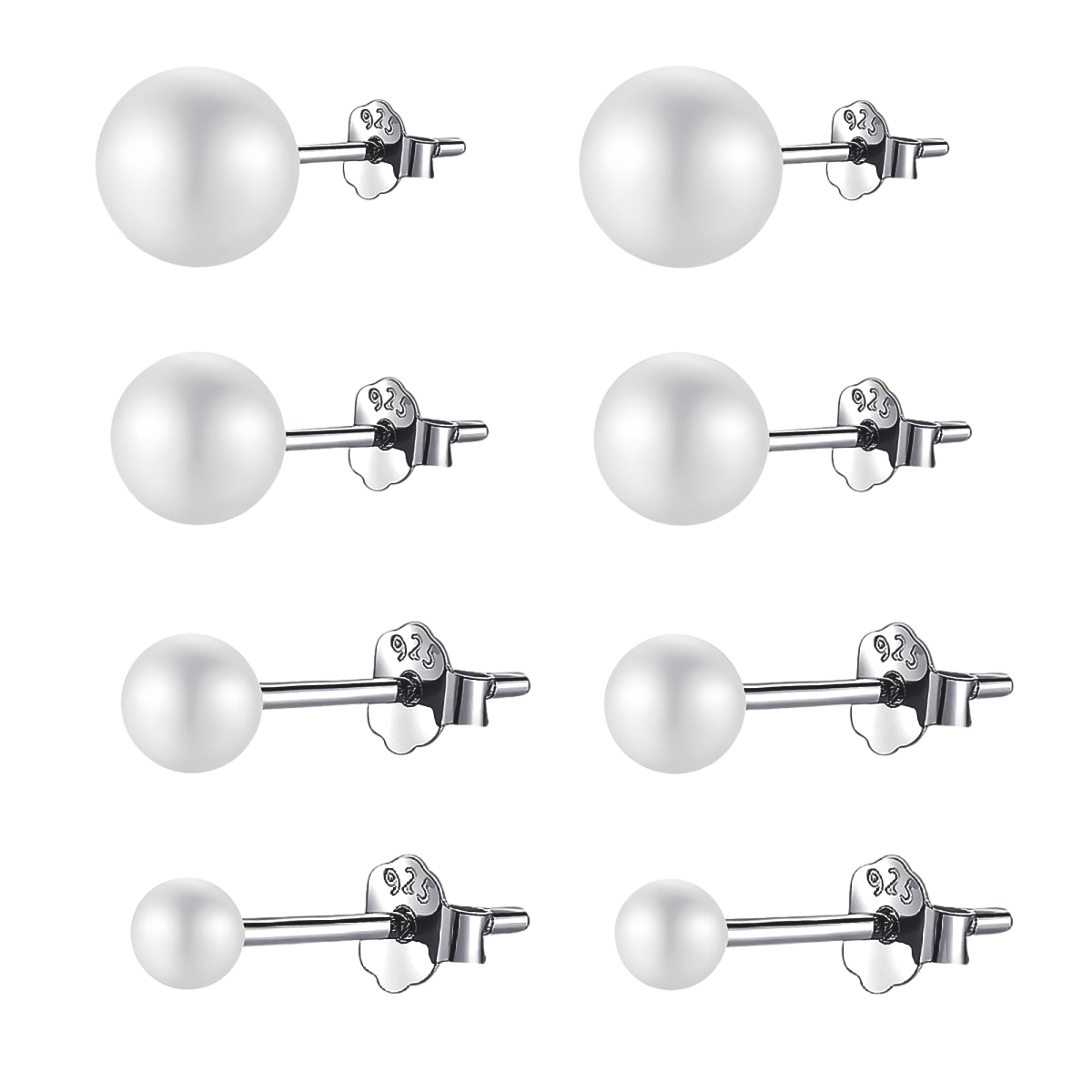 Pendientes Perla Coraza