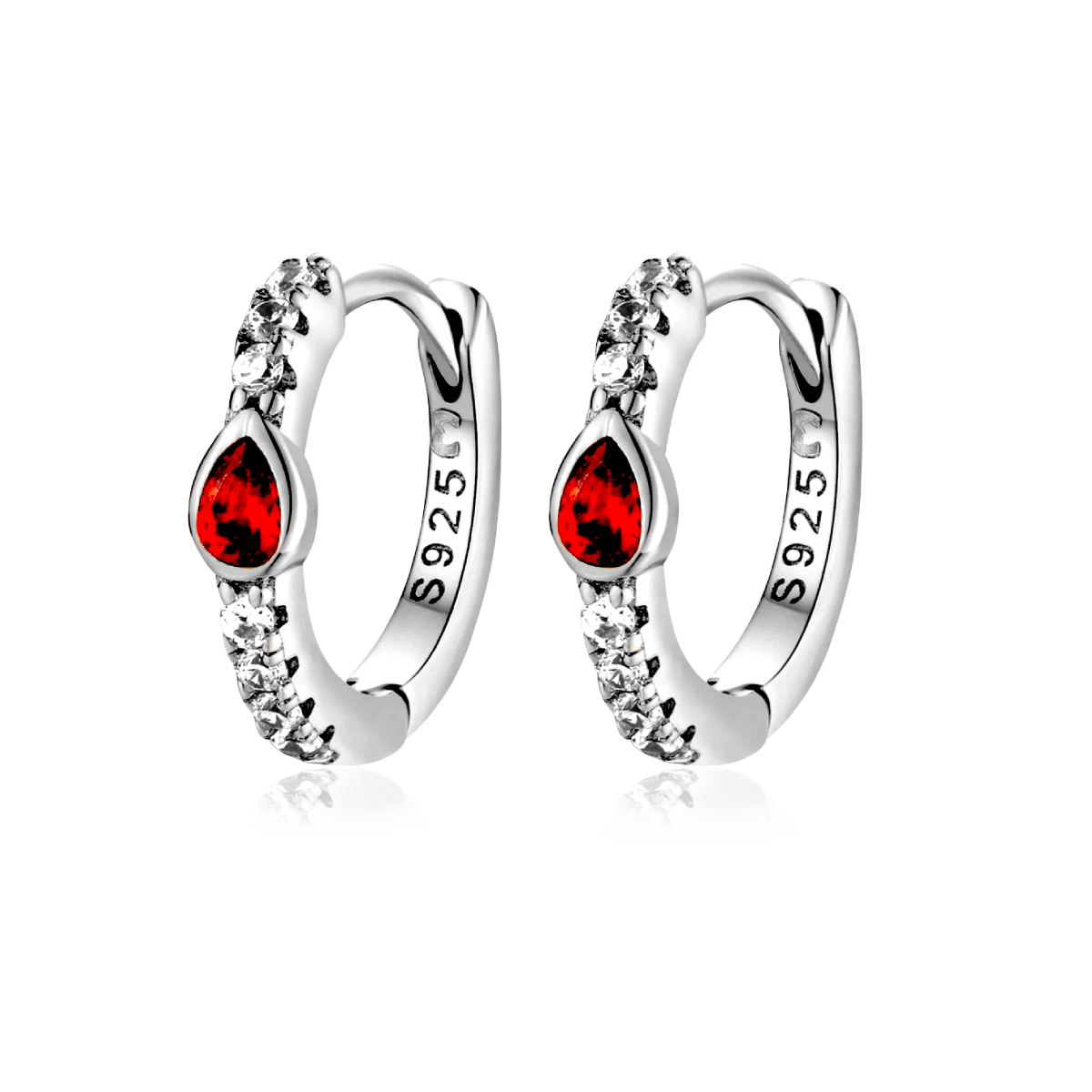 Pendientes Ruby Red - LePetiteMarie