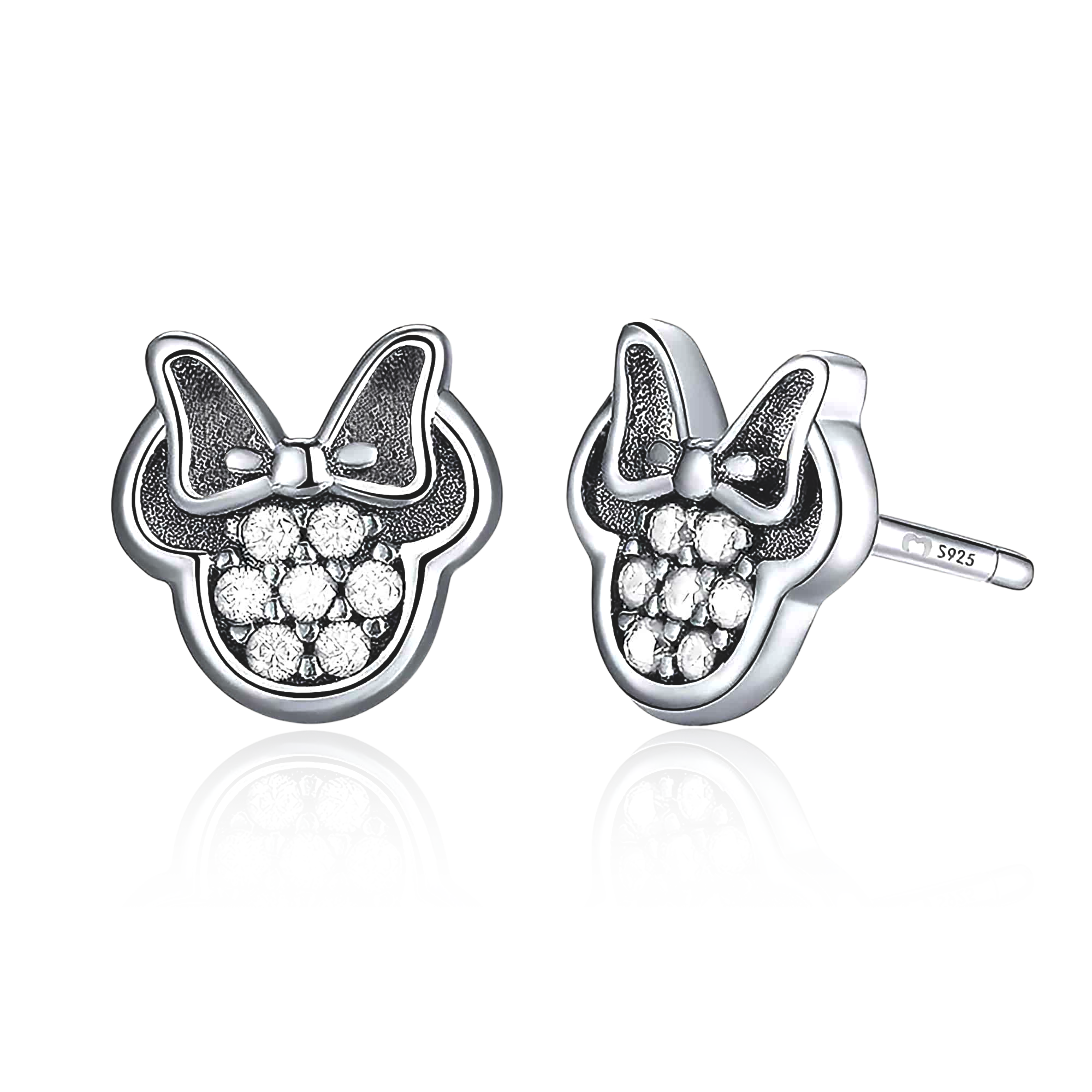 Brincos Minnie Brilhantes
