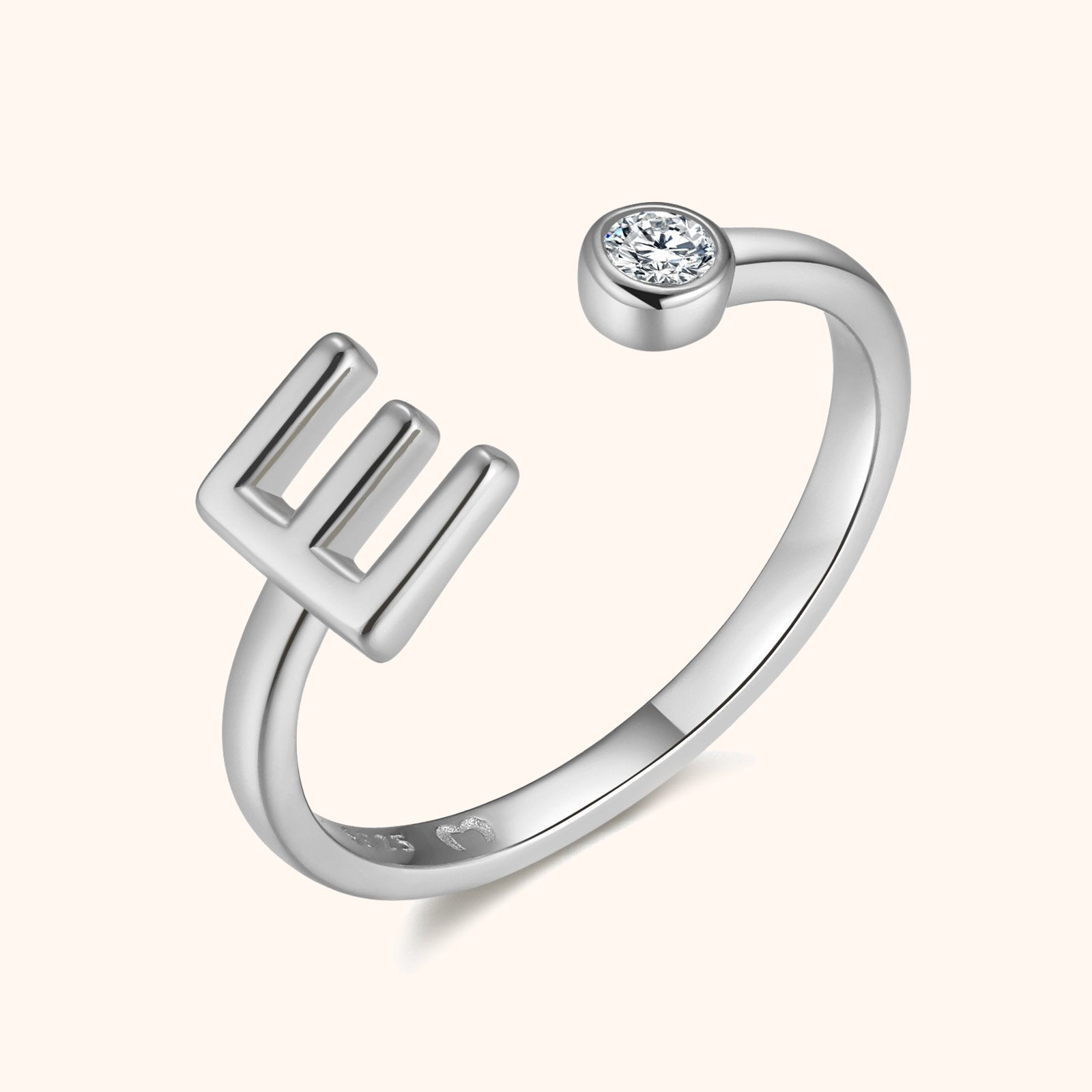 Anillo Top Letter