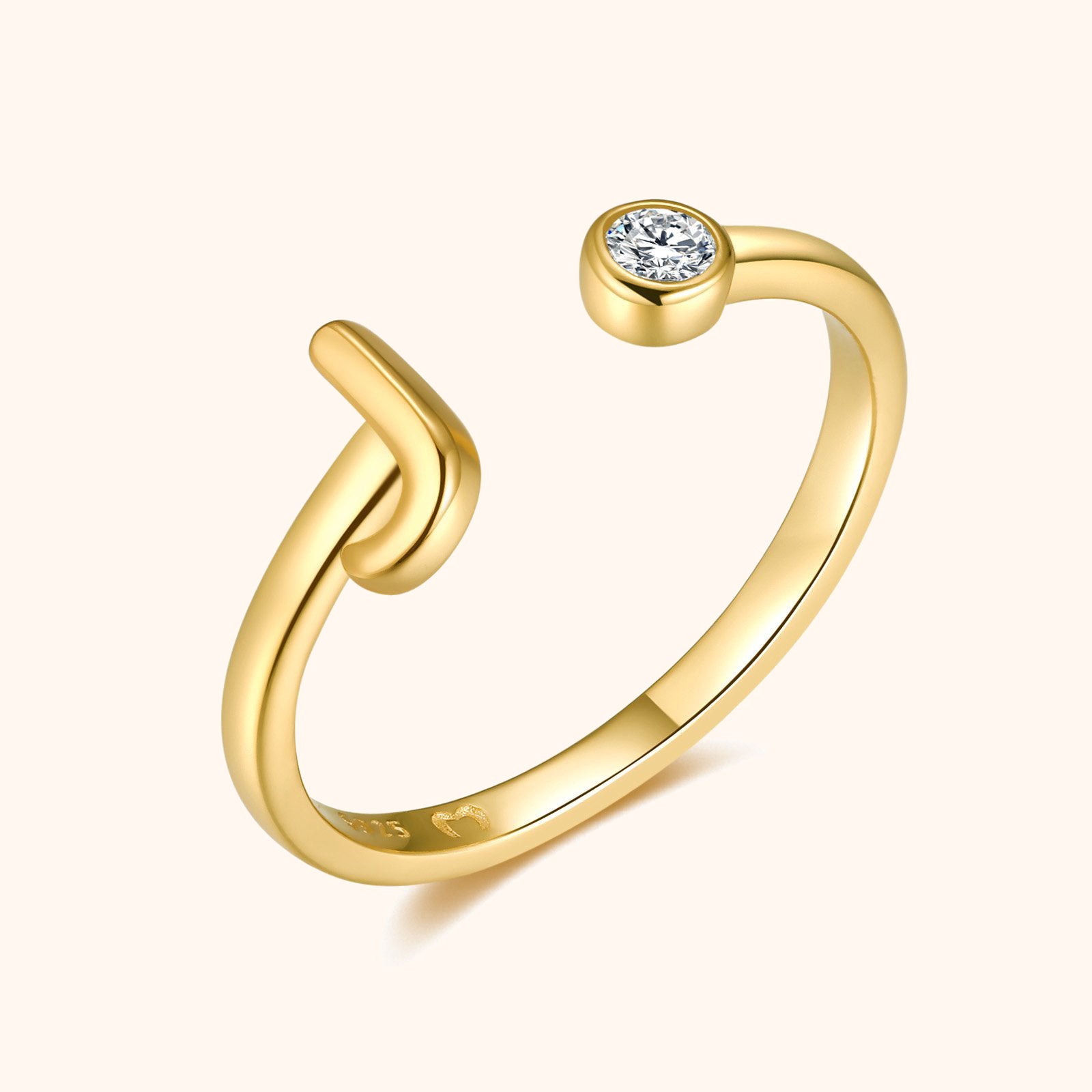 Anillo Top Letter