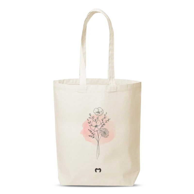 Tote Bag - Flor Acuarela