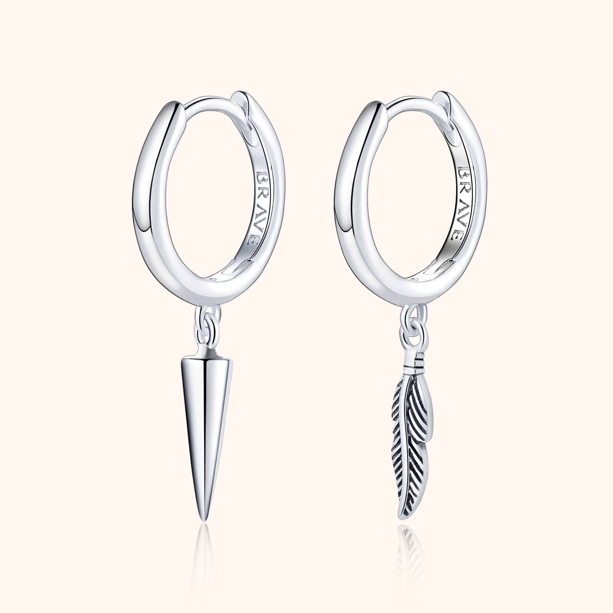 Pendientes Hombre BRAVE Erratic - LePetiteMarie