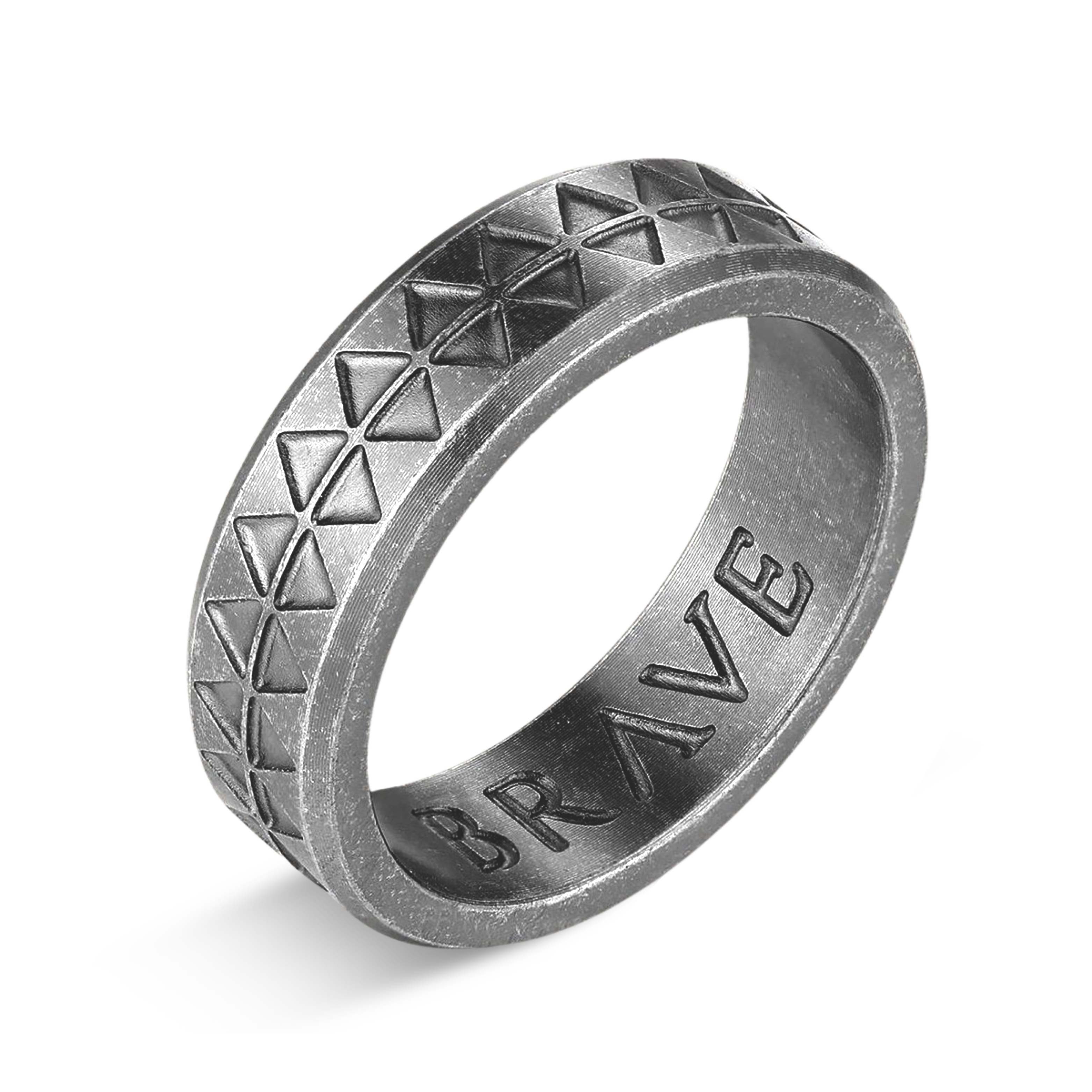 Anel Tribal Masculino BRAVE
