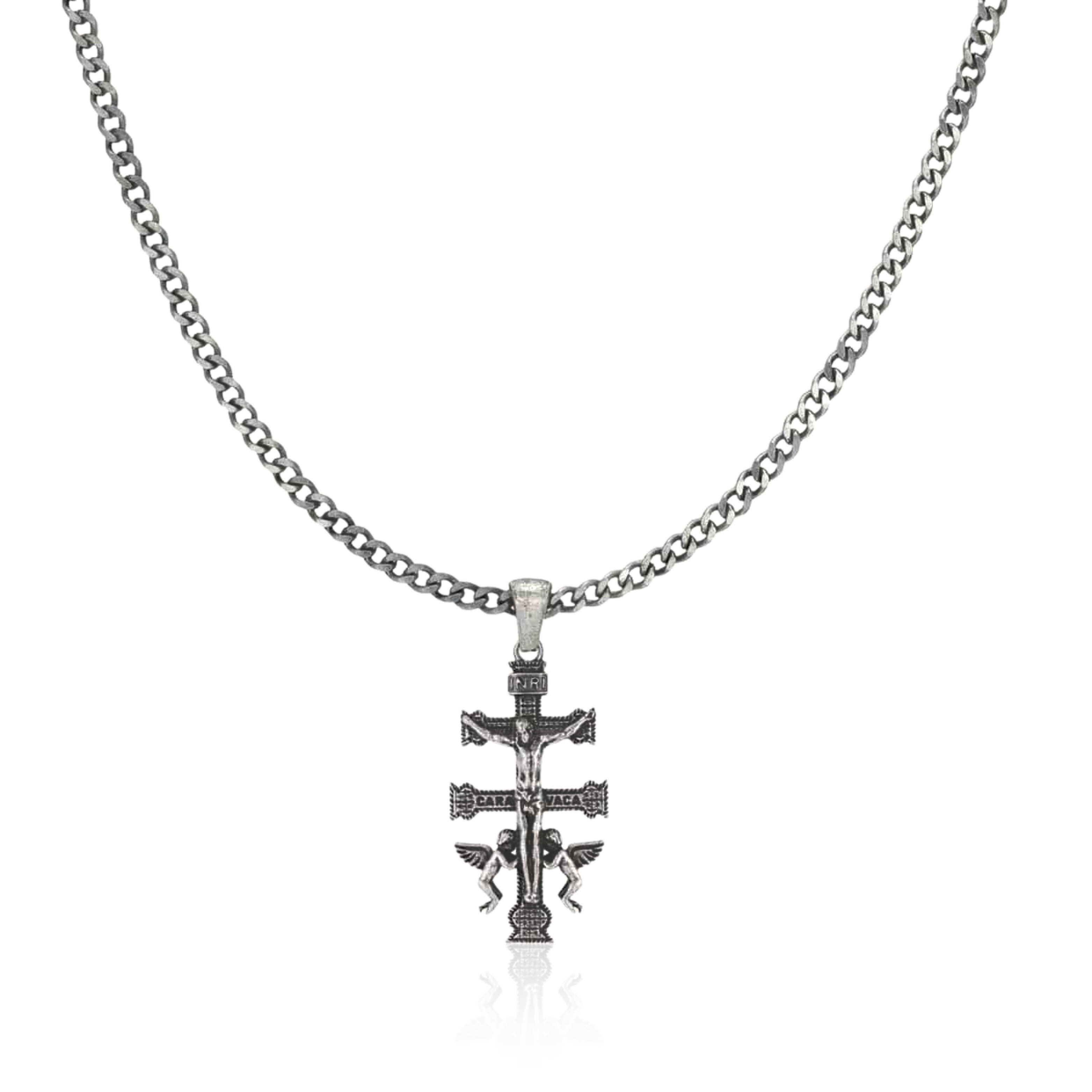 Colar masculino BRAVE Cruz de Caravaca