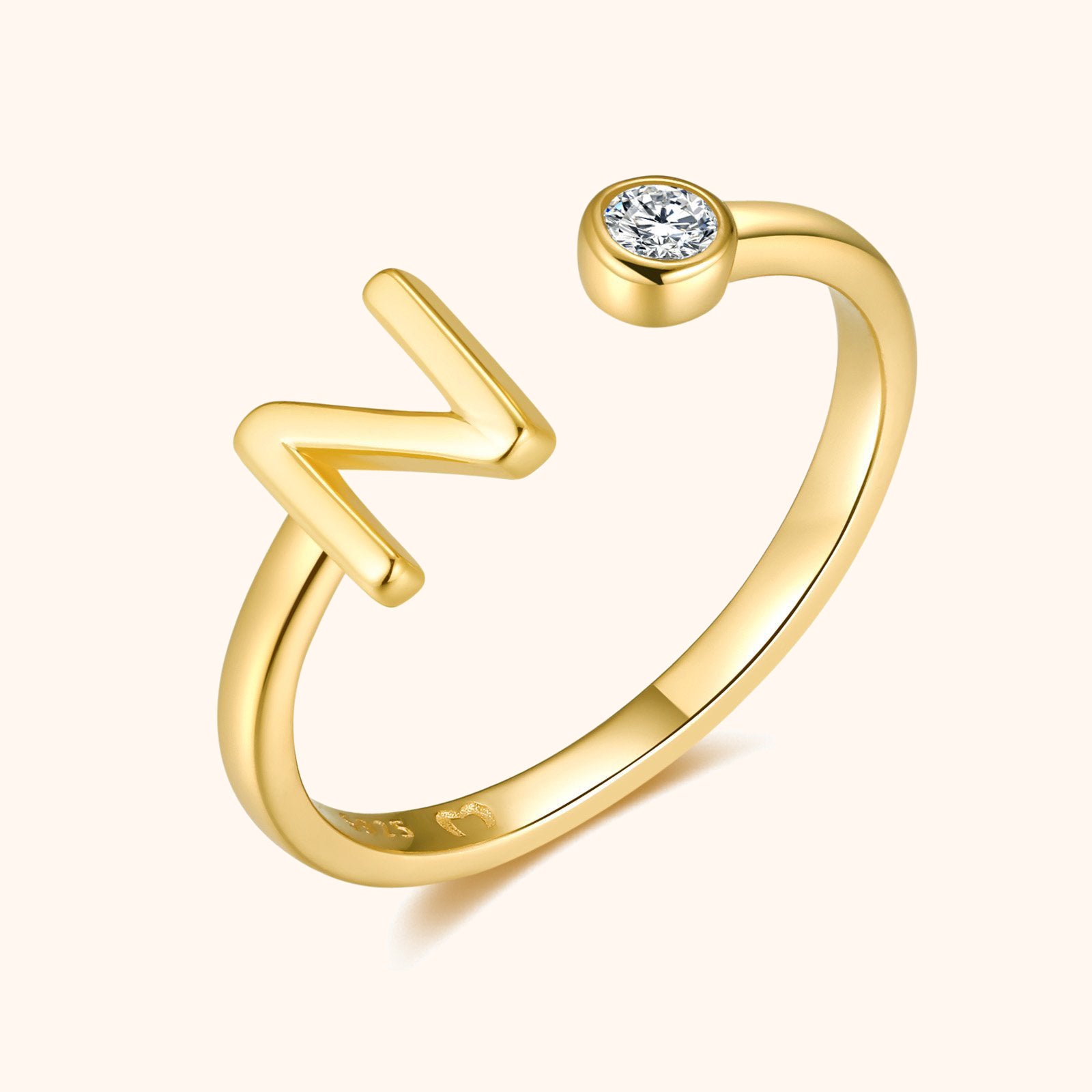 Anillo Top Letter