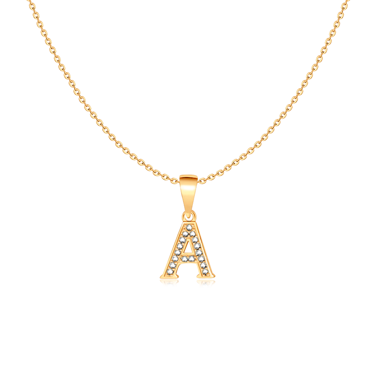 Colar Letras Brilhantes