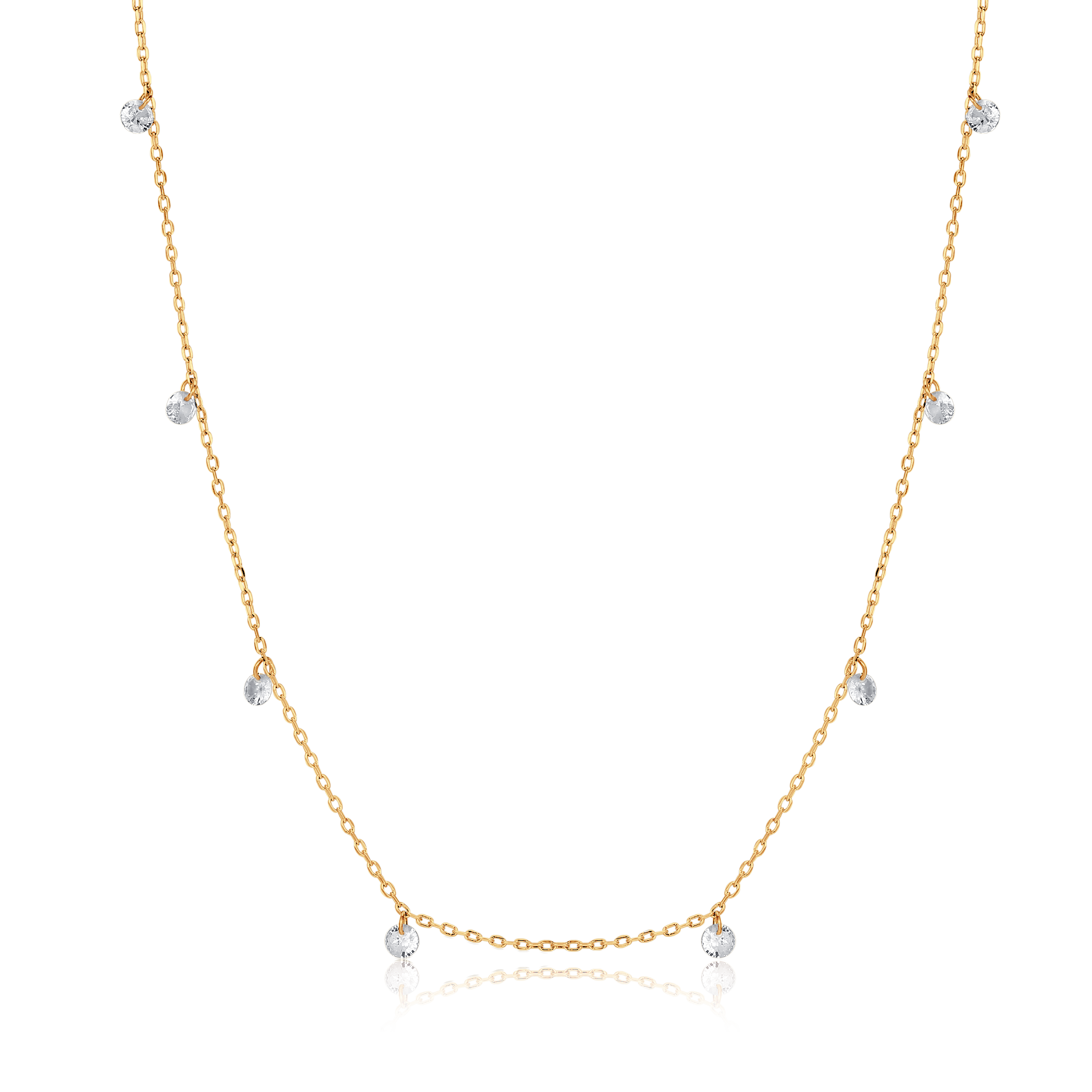 Collar Redondos Brillantes