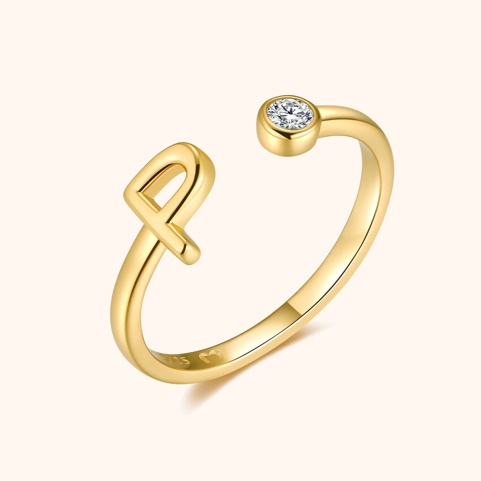 Anillo Top Letter