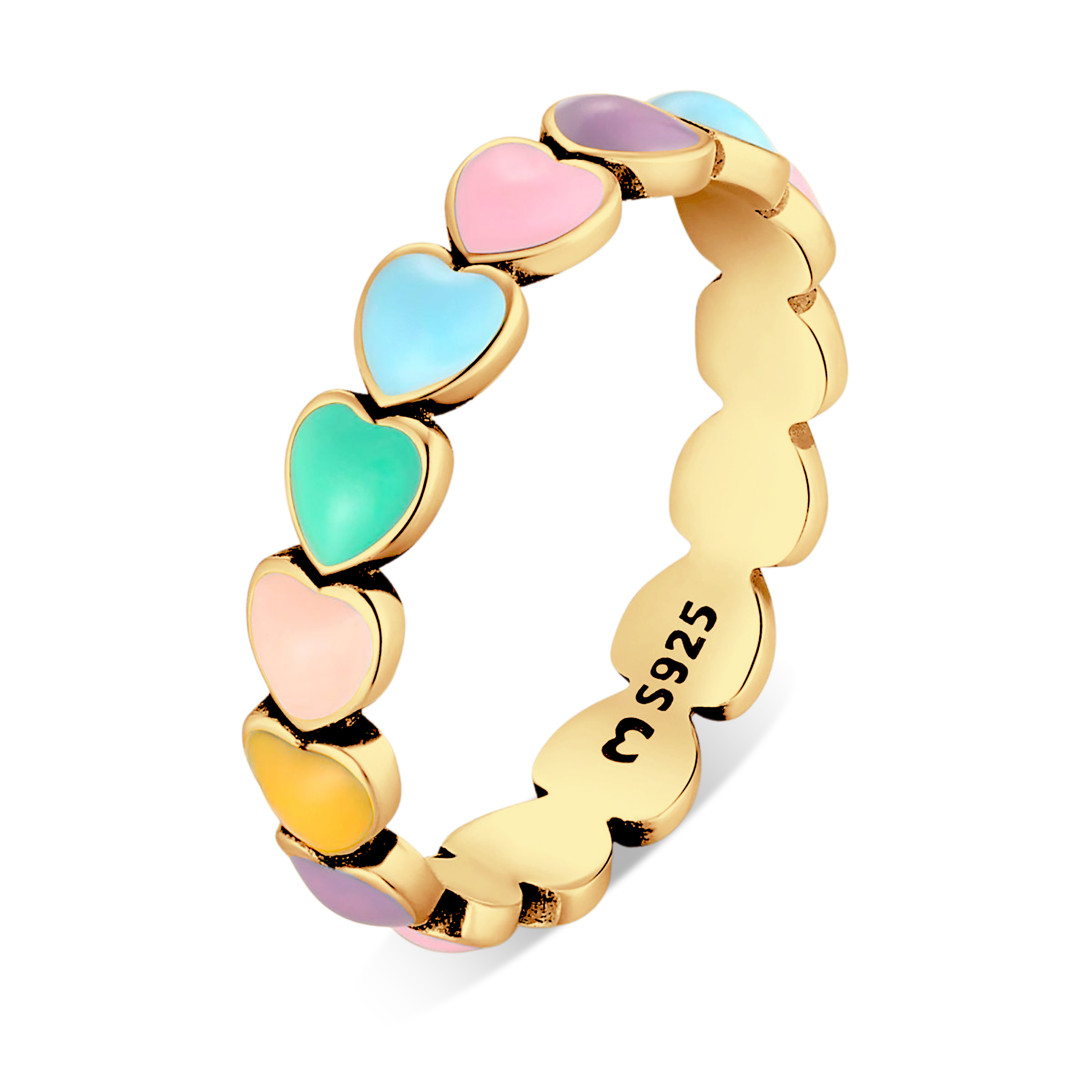 Anillo Colorful Hearts - LePetiteMarie