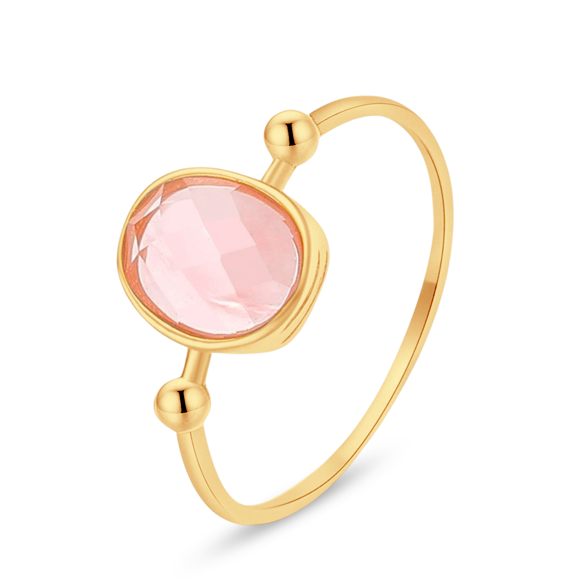 Anel Glitter Rosa