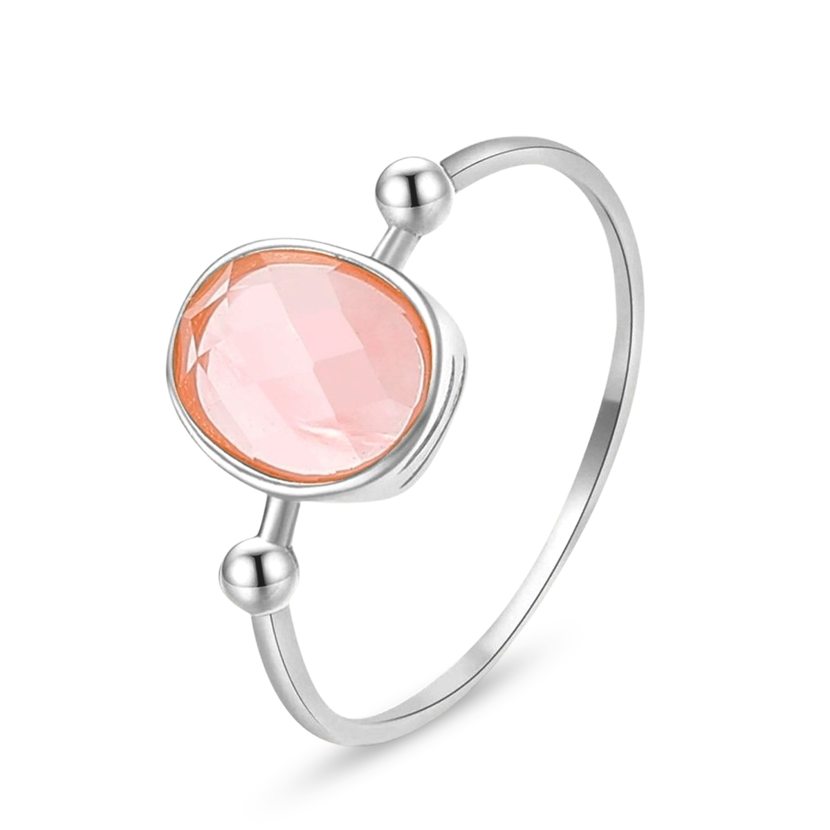 Anillo Rosa Brillo