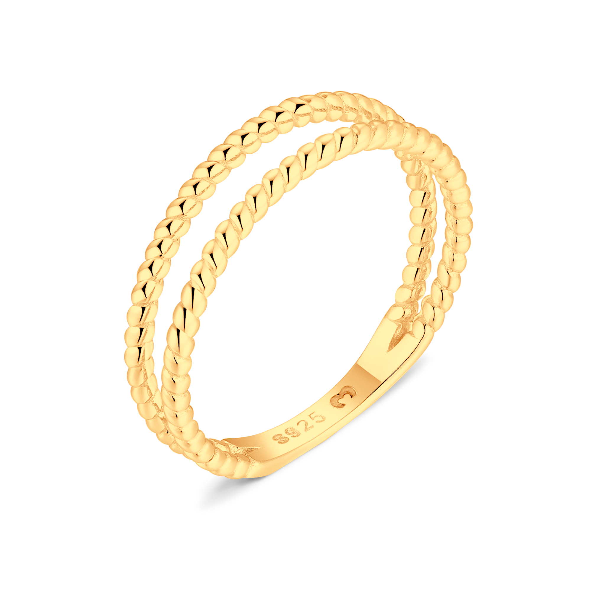 Anillo Líneas Trenzadas