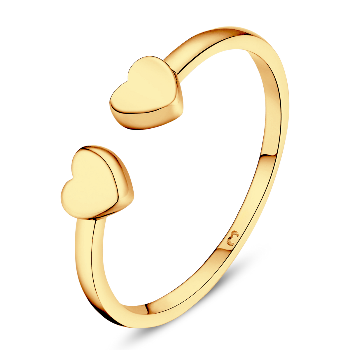 Anillo Duplo Corazón