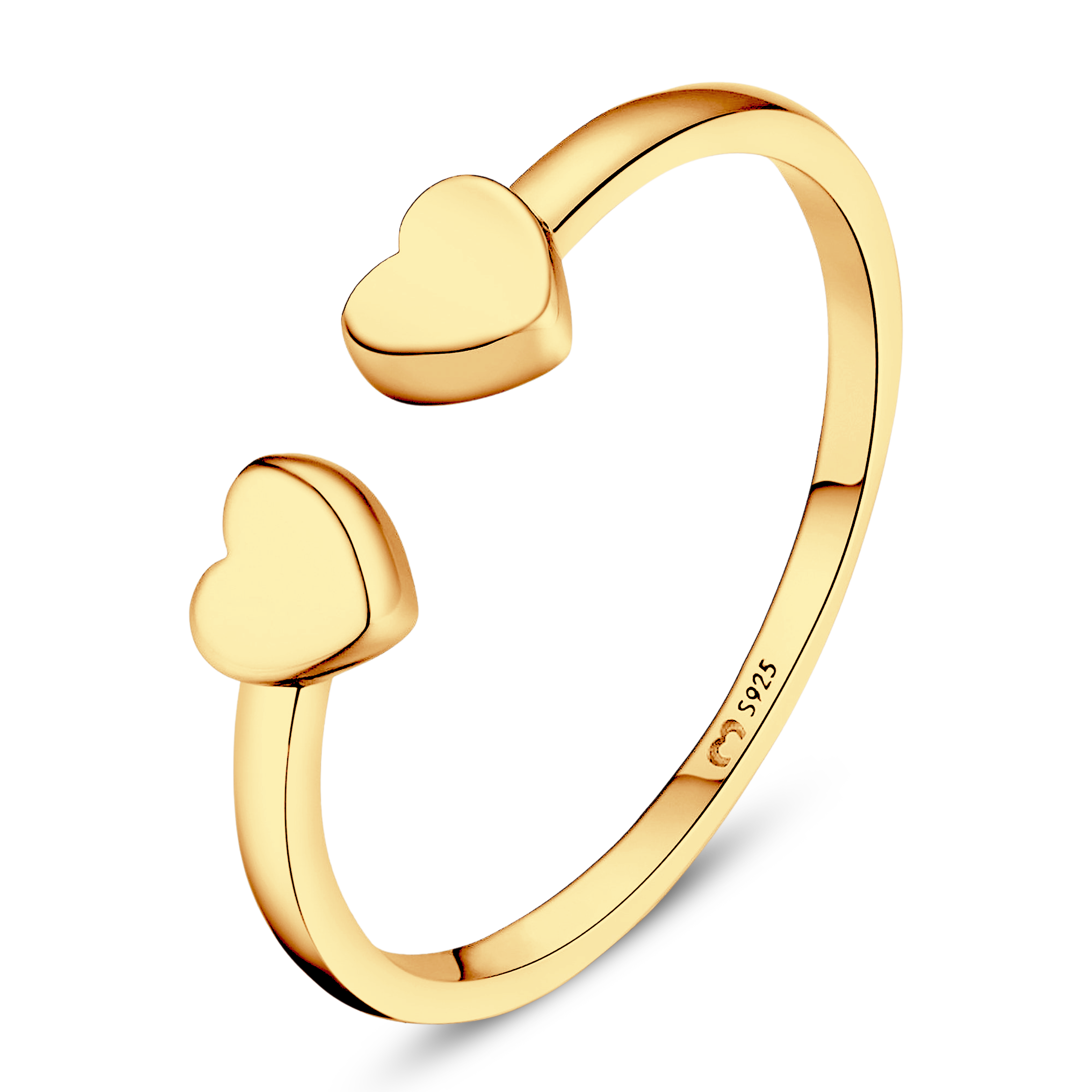 Anillo Duplo Corazón