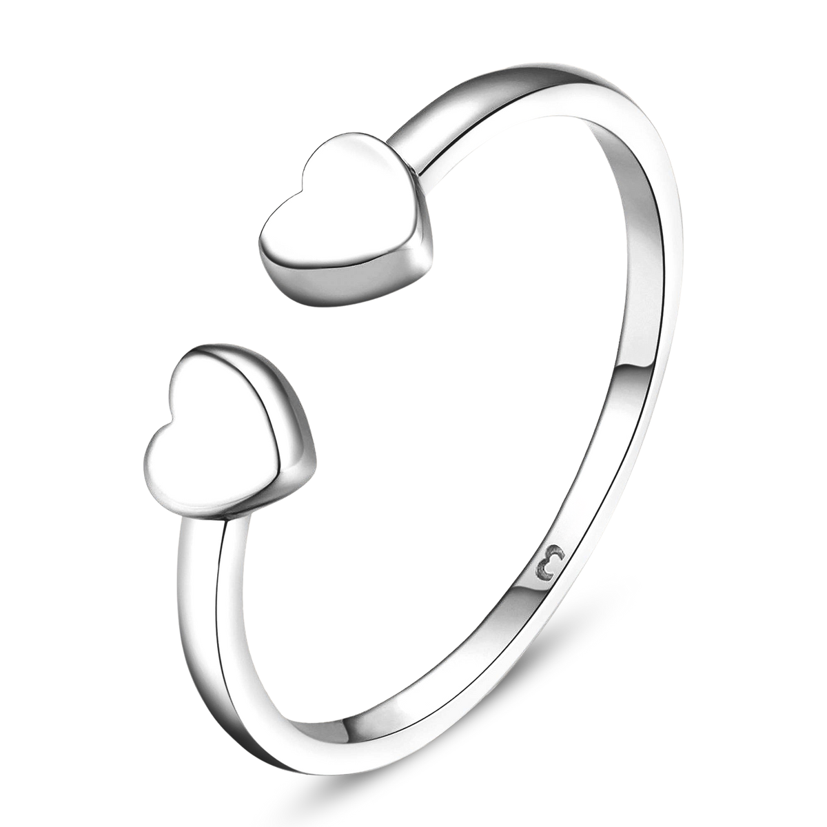 Anillo Duplo Corazón