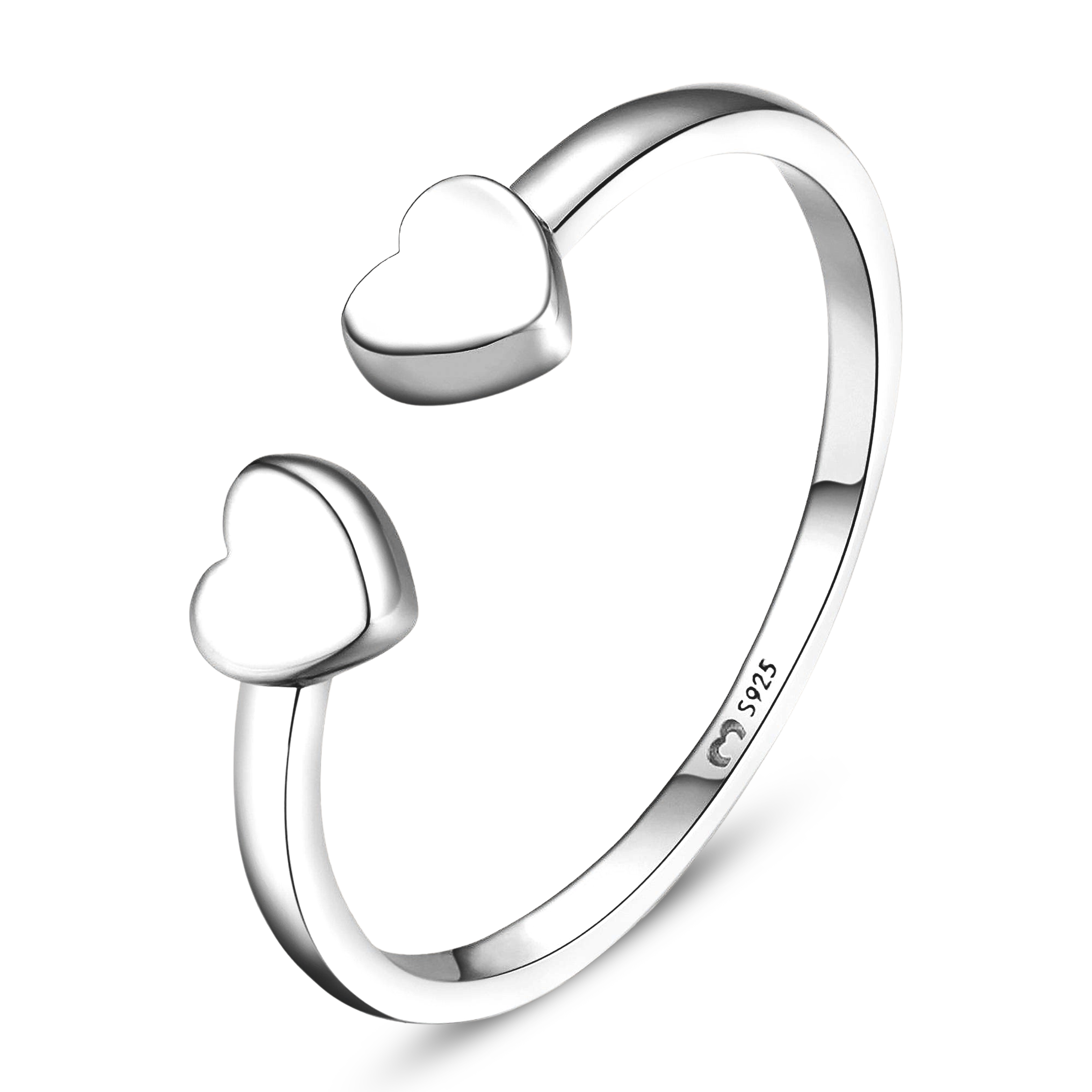 Anillo Duplo Corazón
