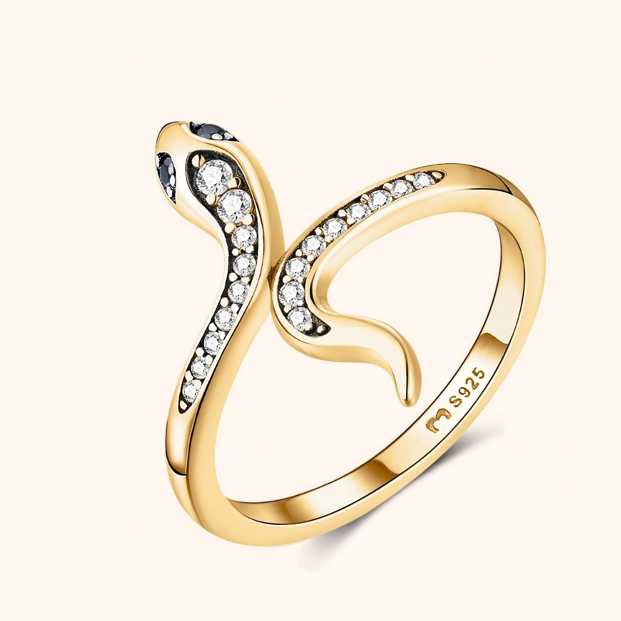Anillo Serpiente Brillante - LePetiteMarie