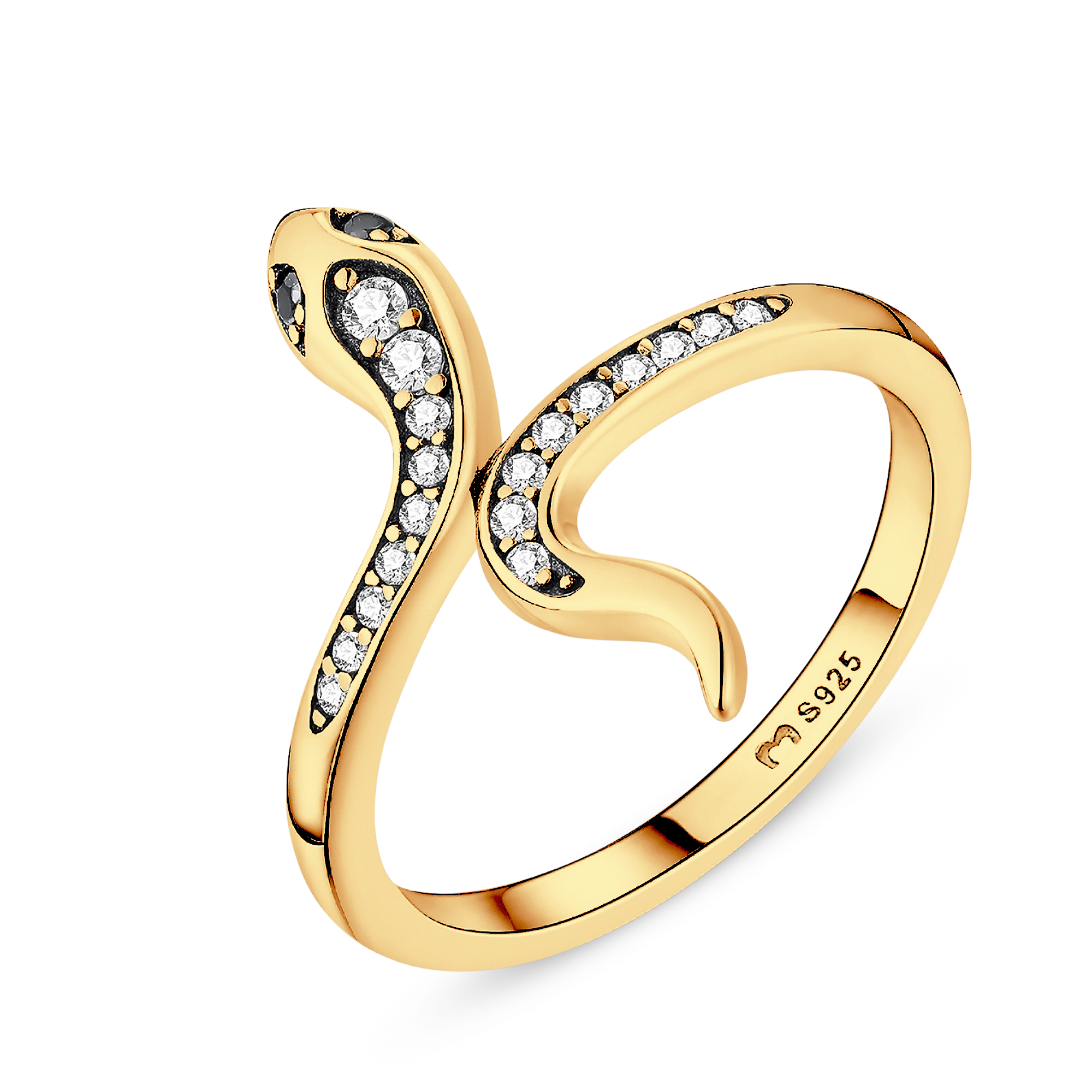 Anillo Serpiente Brillante