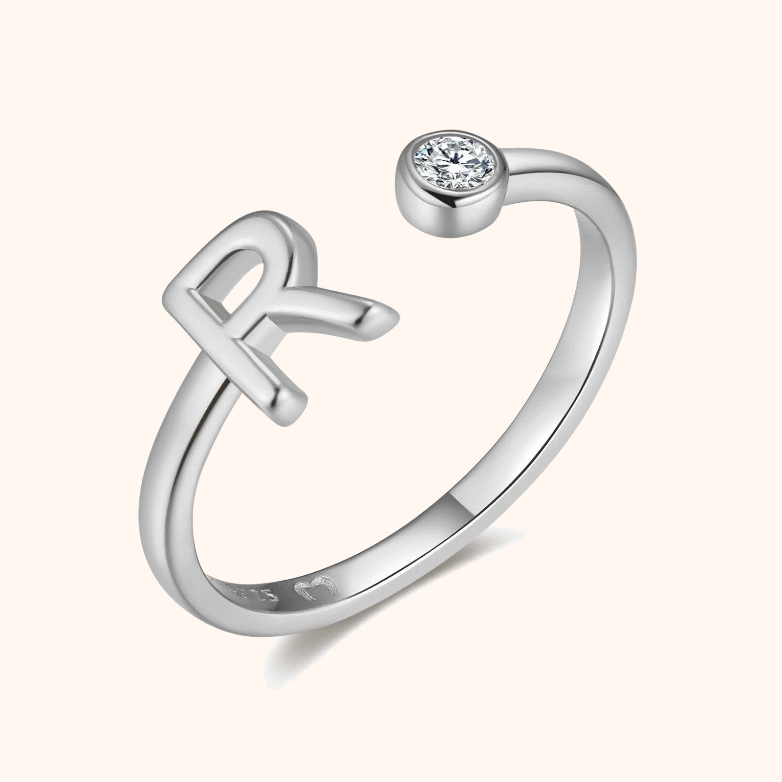 Anillo Top Letter