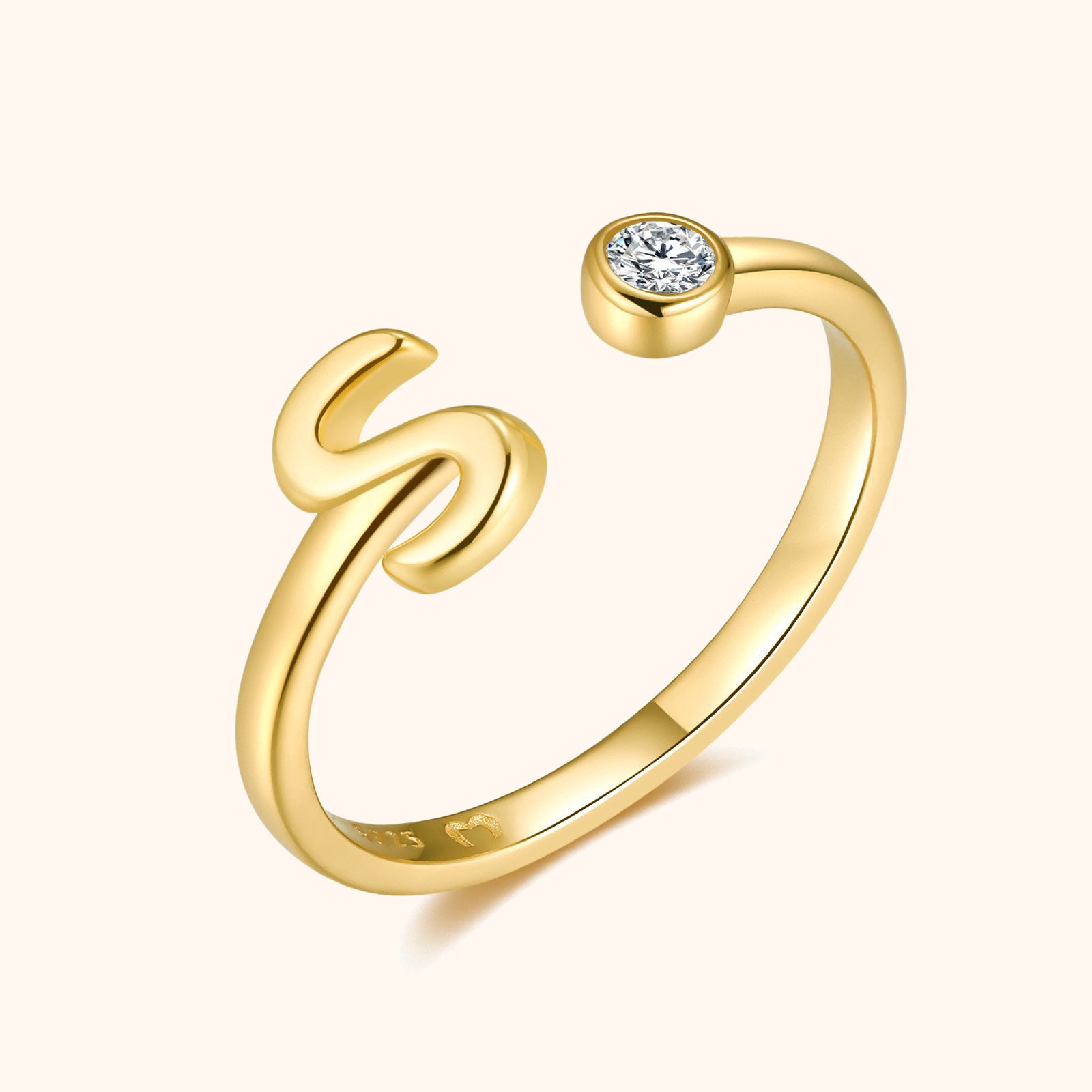 Anillo Top Letter