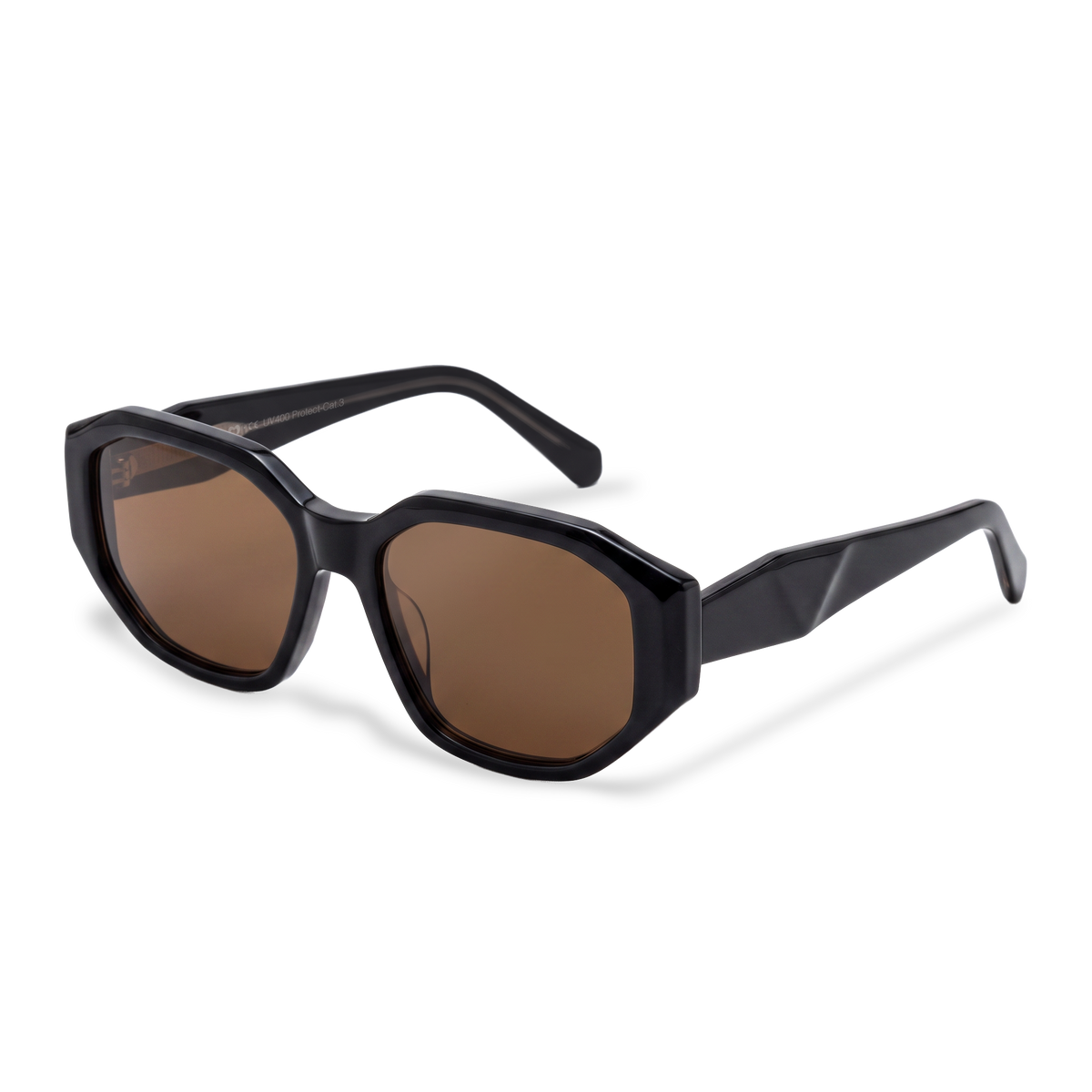 Gafas de Sol Mujer Sculpt ~ Negra-Marrón