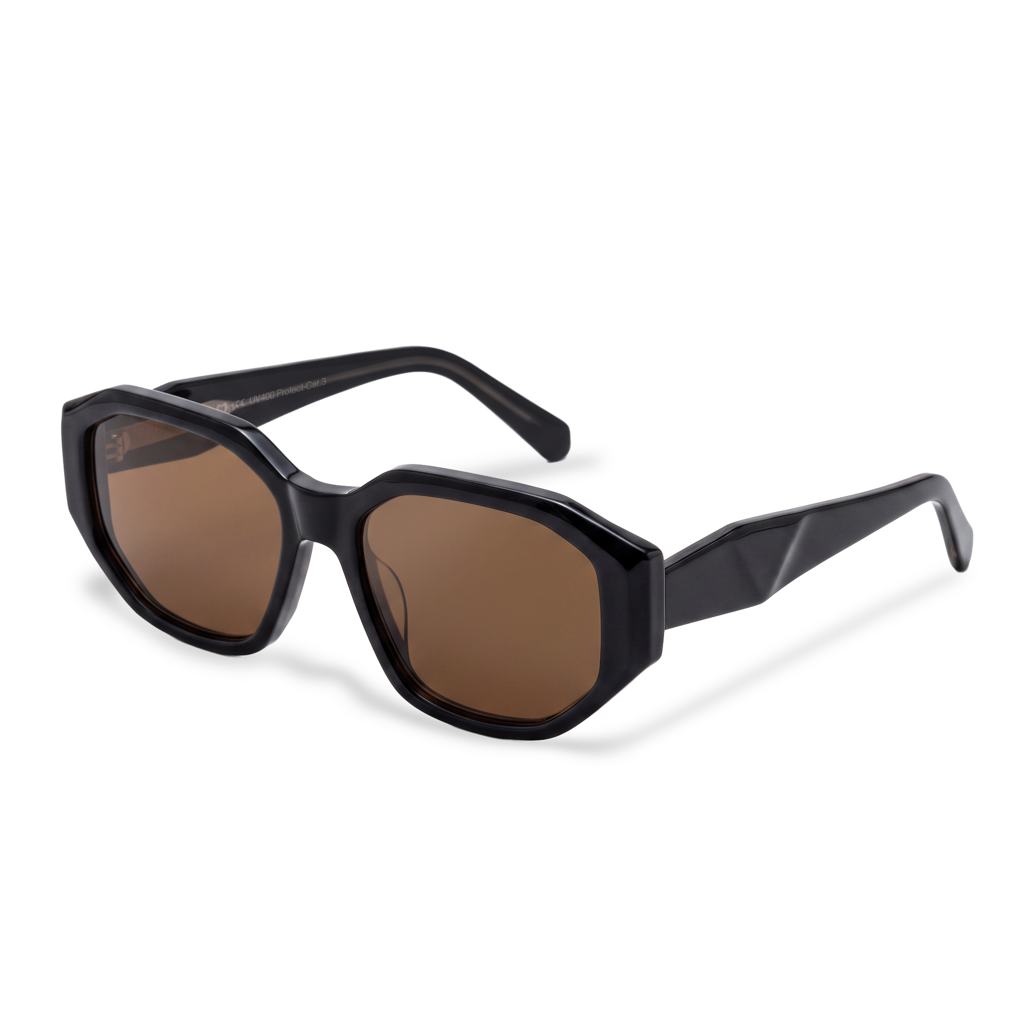 Gafas de Sol Mujer Sculpt ~ Negra-Marrón