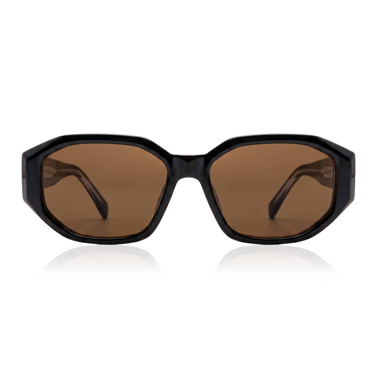 Gafas de Sol Mujer Sculpt ~ Negra-Marrón