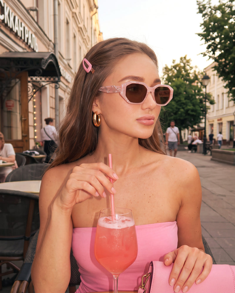 Gafas de Sol Mujer Sculpt ~ Rosa T-Marrón