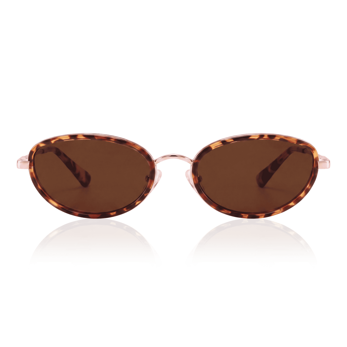 Gafas de Sol Mujer Contour ~ Dorada-Marrón
