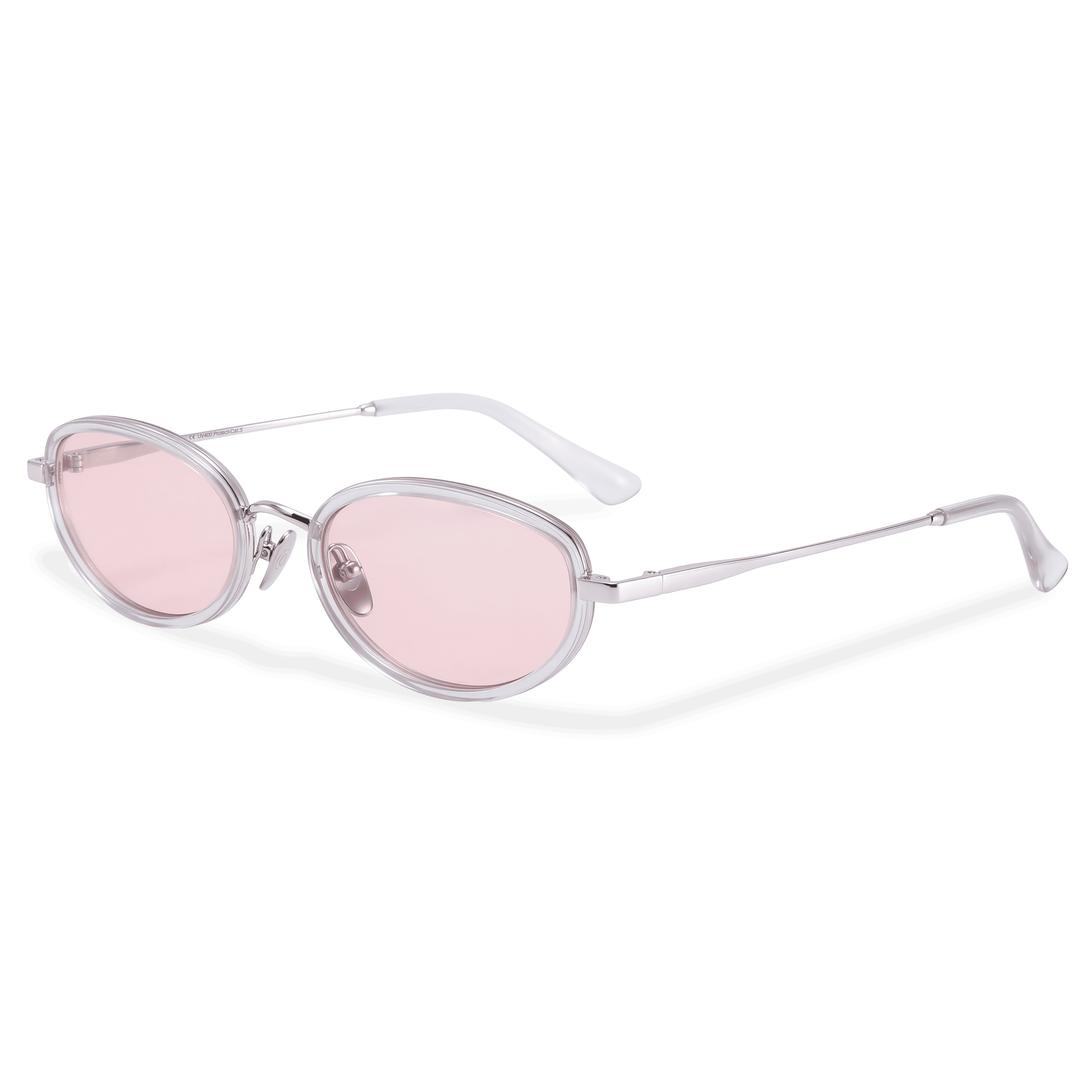 Gafas de Sol Mujer Contour ~ Plata-Rosa