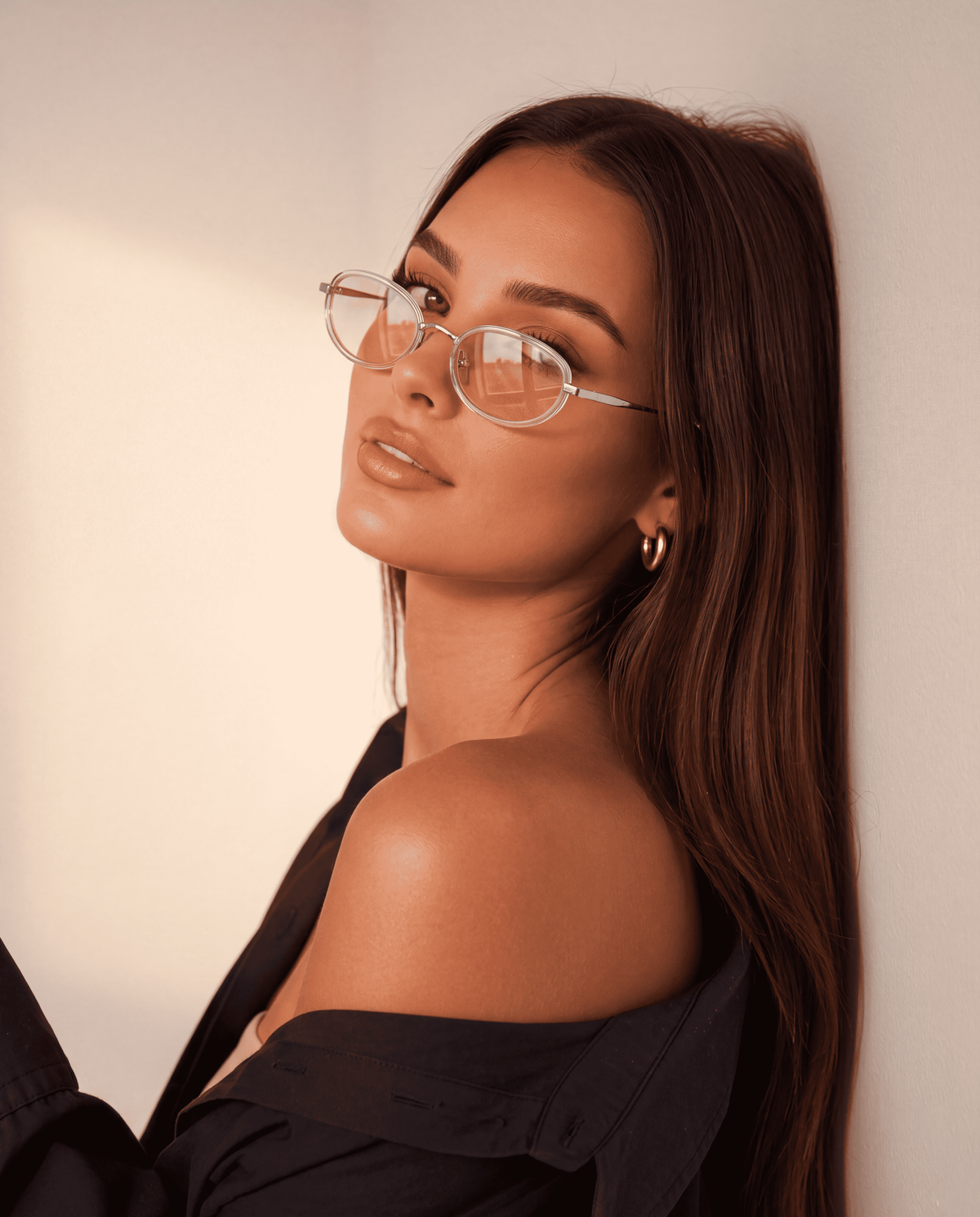 Gafas de Sol Mujer Contour ~ Plata-Rosa