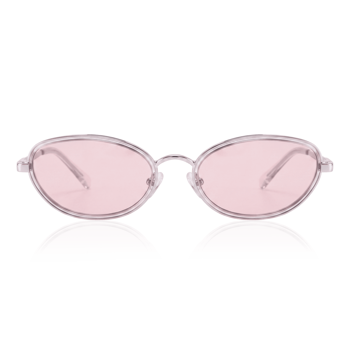 Gafas de Sol Mujer Contour ~ Plata-Rosa