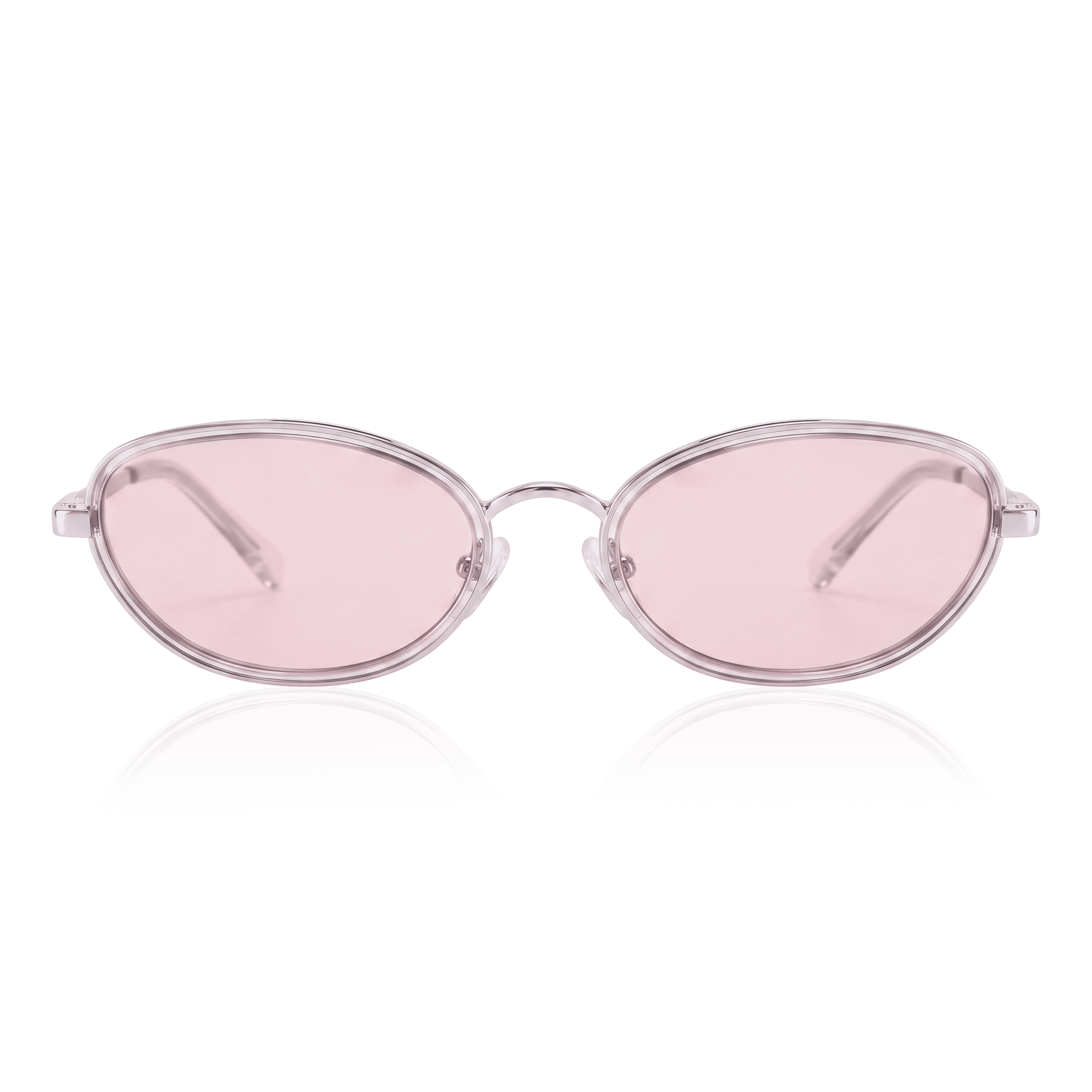Gafas de Sol Mujer Contour ~ Plata-Rosa