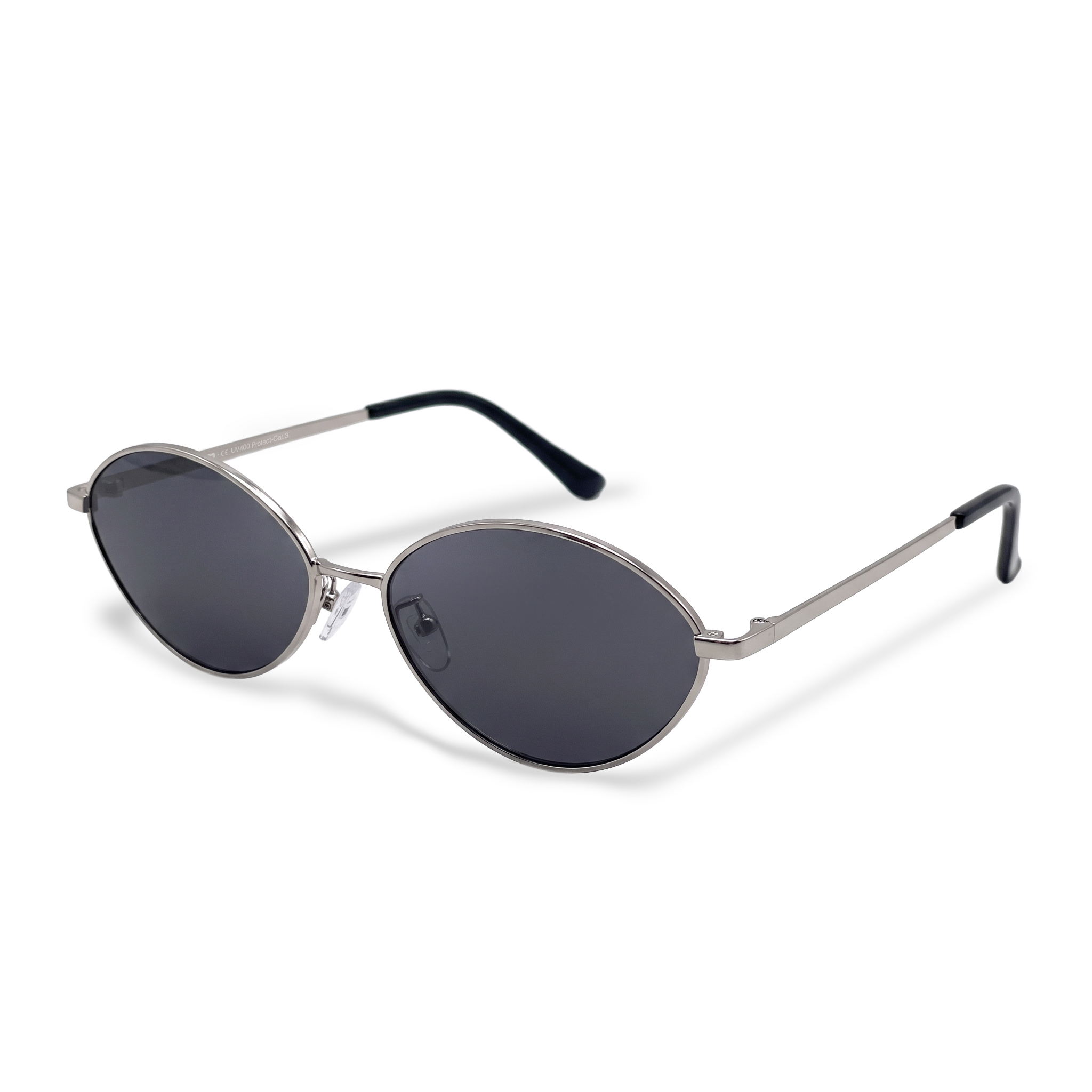 Gafas de Sol Mujer Loop ~ Plata-Negra