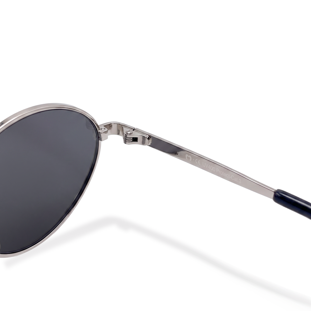 Gafas de Sol Mujer Loop ~ Plata-Negra