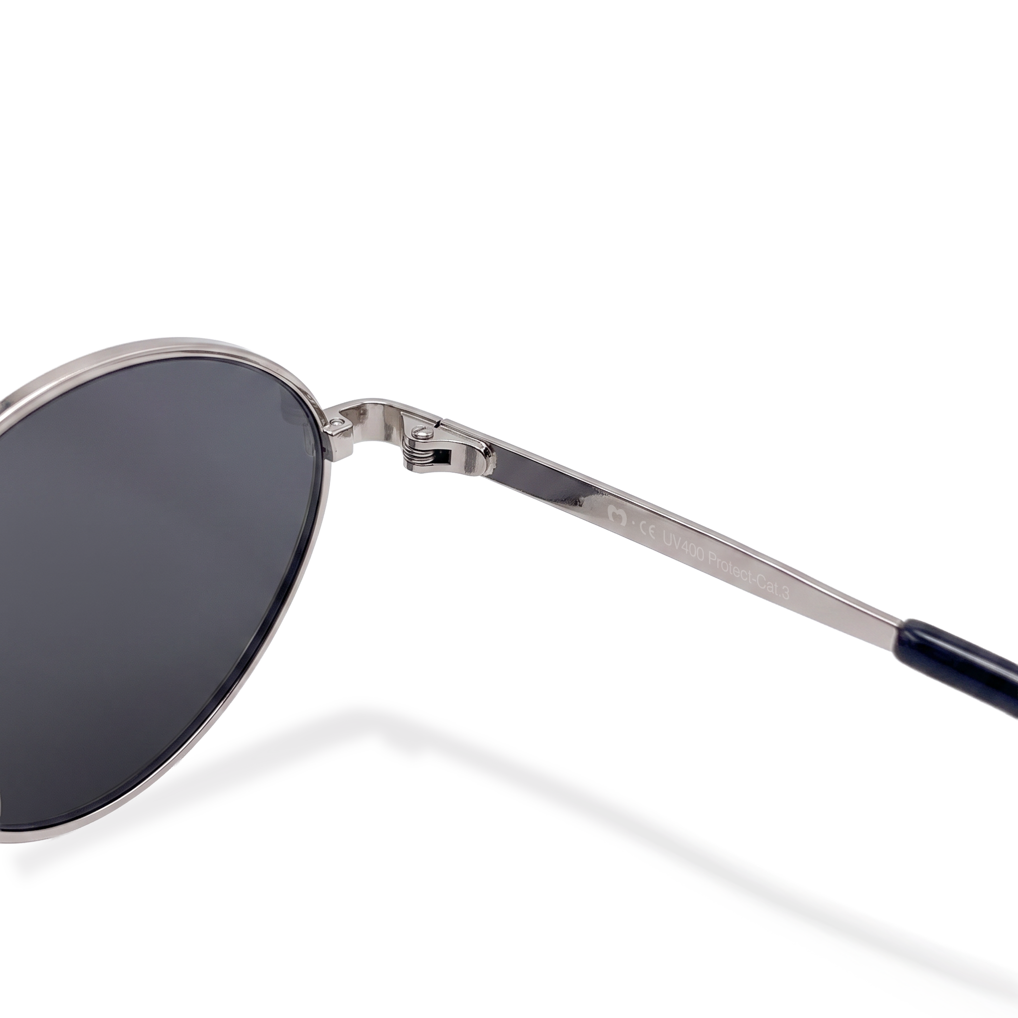 Gafas de Sol Mujer Loop ~ Plata-Negra