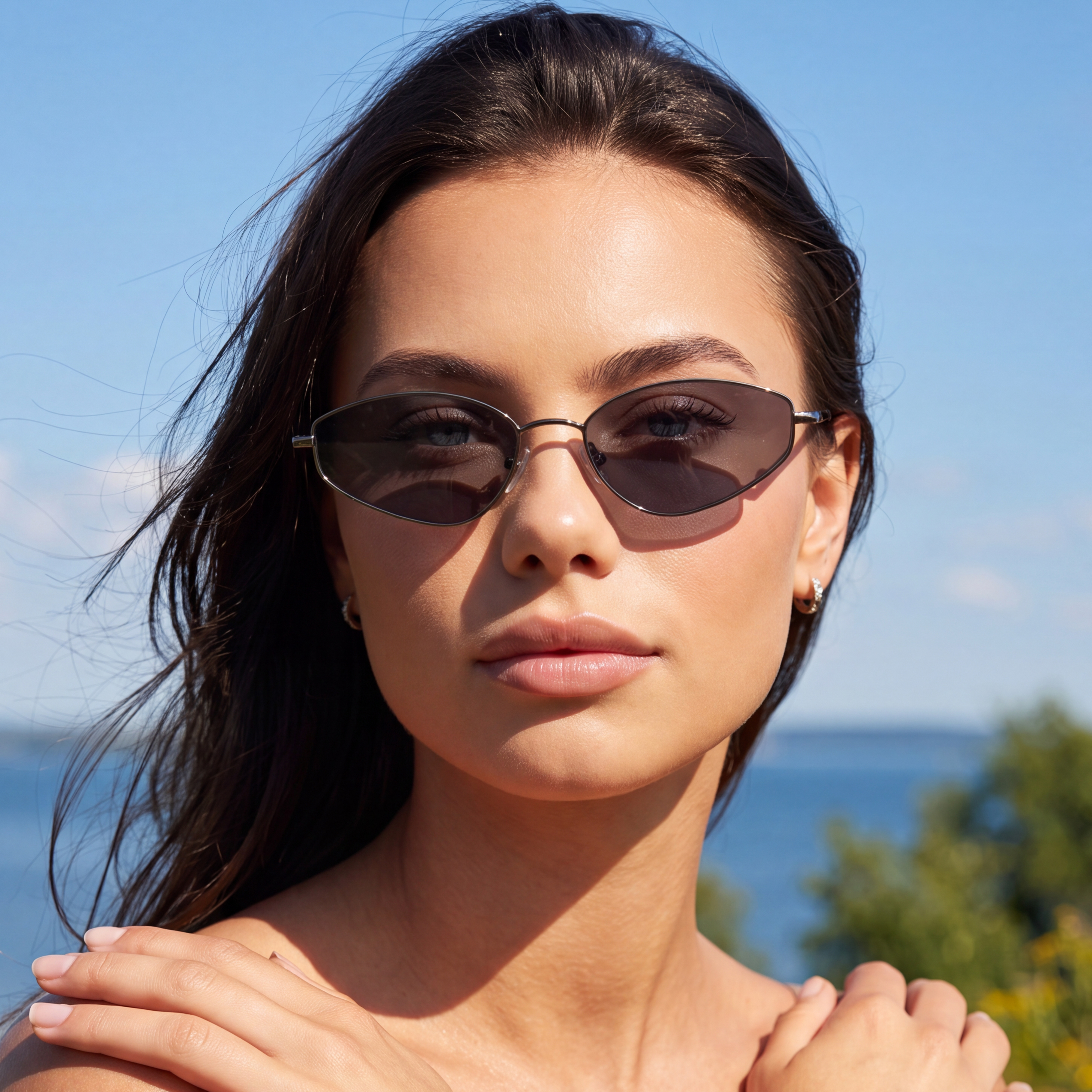 Gafas de Sol Mujer Soleil ~ Gris-Negra