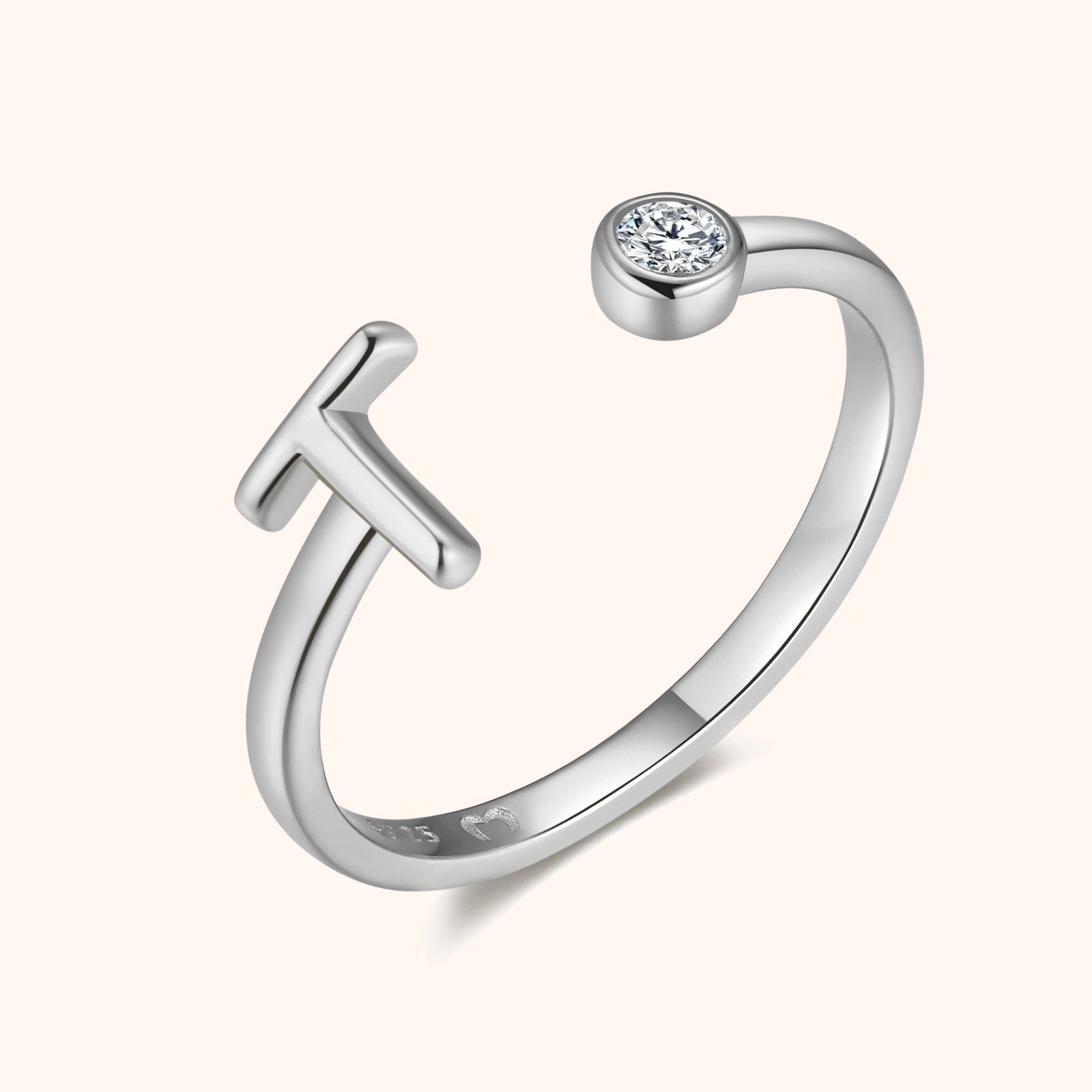 Anillo Top Letter