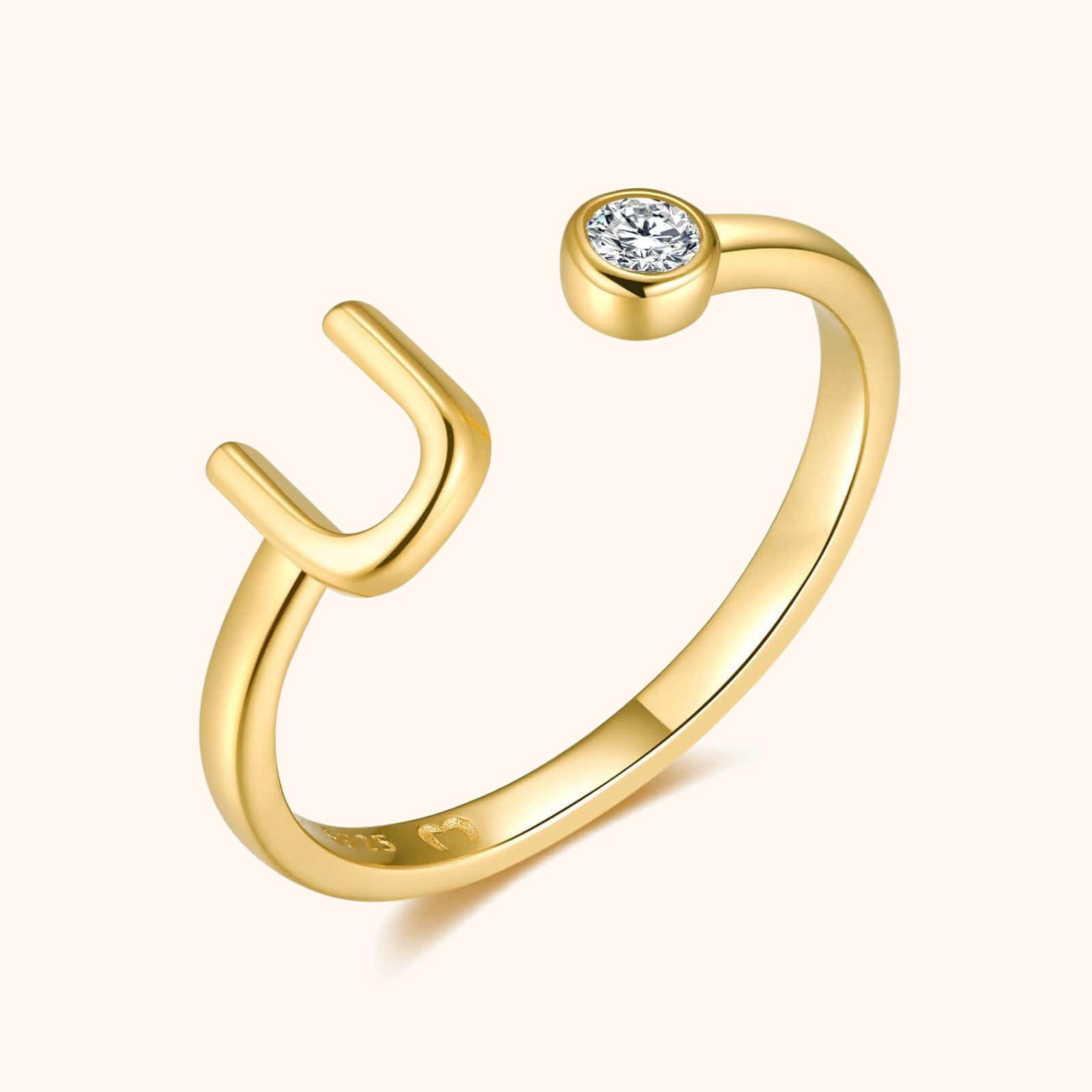 Anillo Top Letter