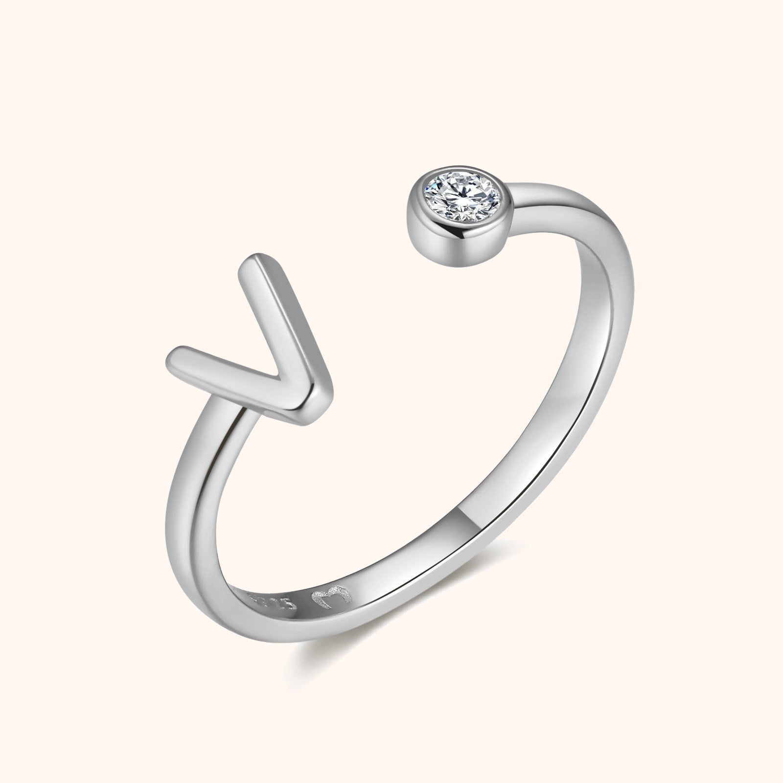 Anillo Top Letter