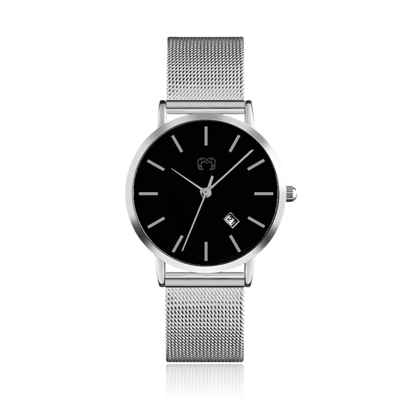 Reloj Petite Marie ~ SilverBlack - LePetiteMarie