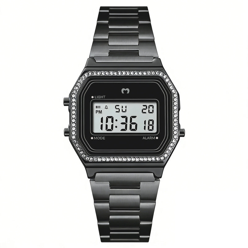 Reloj Digital Vintage Brillo ~ Black