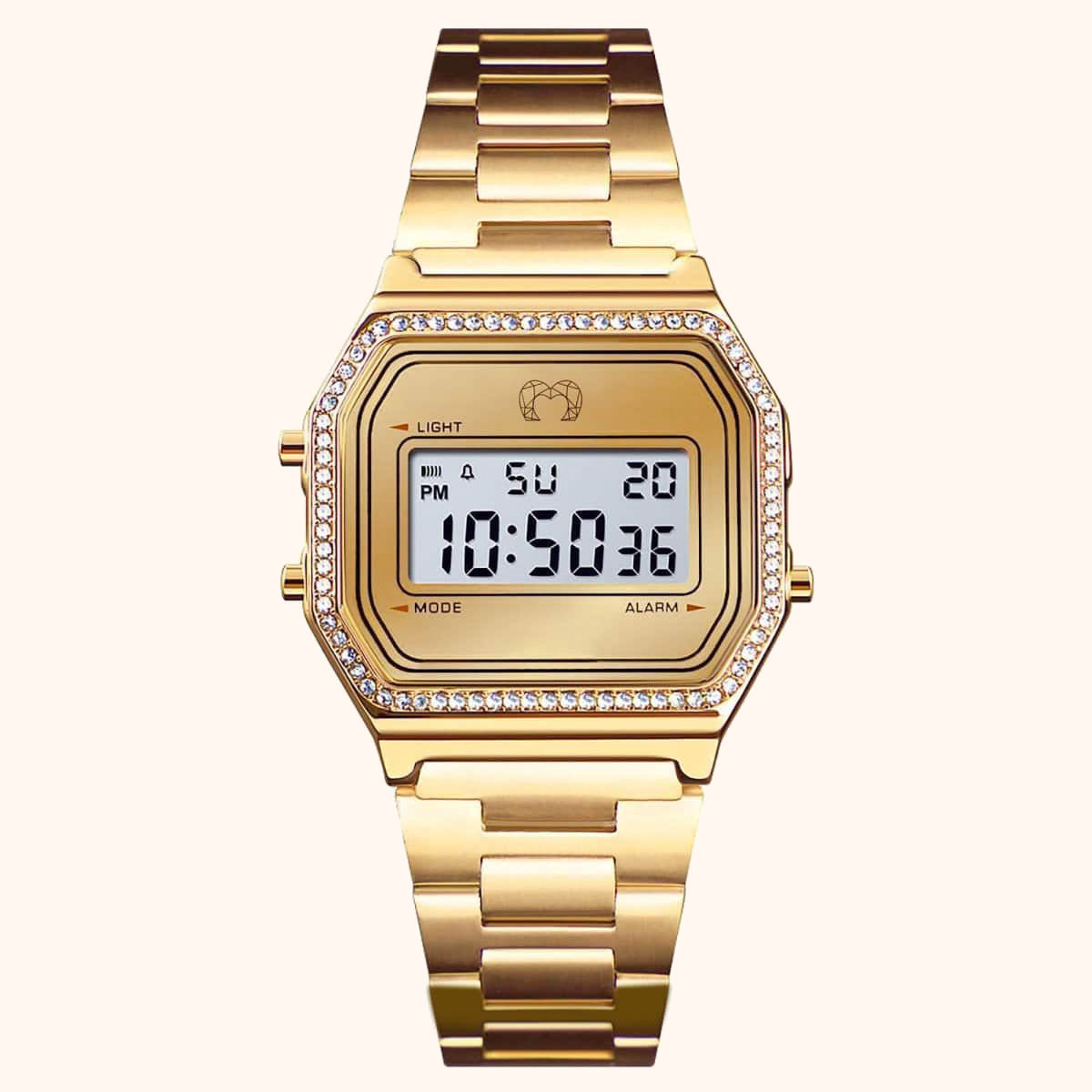 Reloj Digital Vintage Brillo ~ Oro - LePetiteMarie