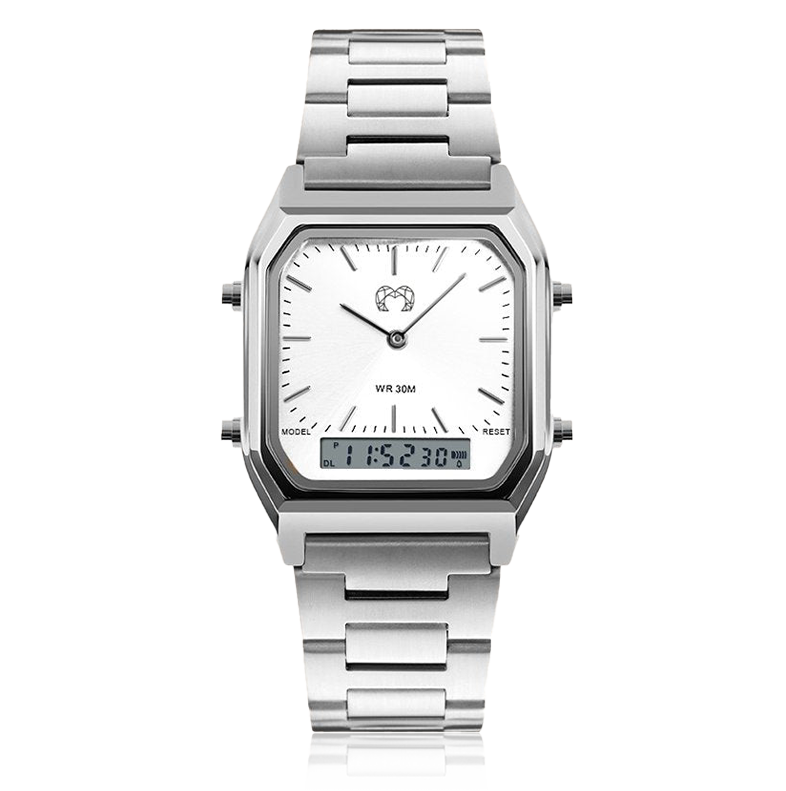 Reloj Vintage Retro ~ SilverWhite - LePetiteMarie