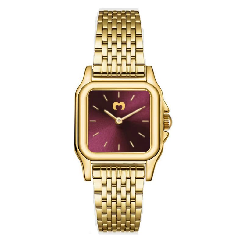 Reloj ~ Hampton Gold-Garnet