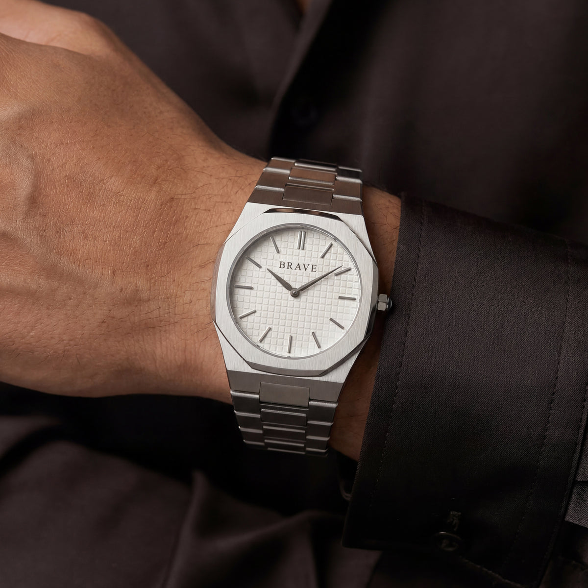 Reloj BRAVE ~ Empire Silver-White