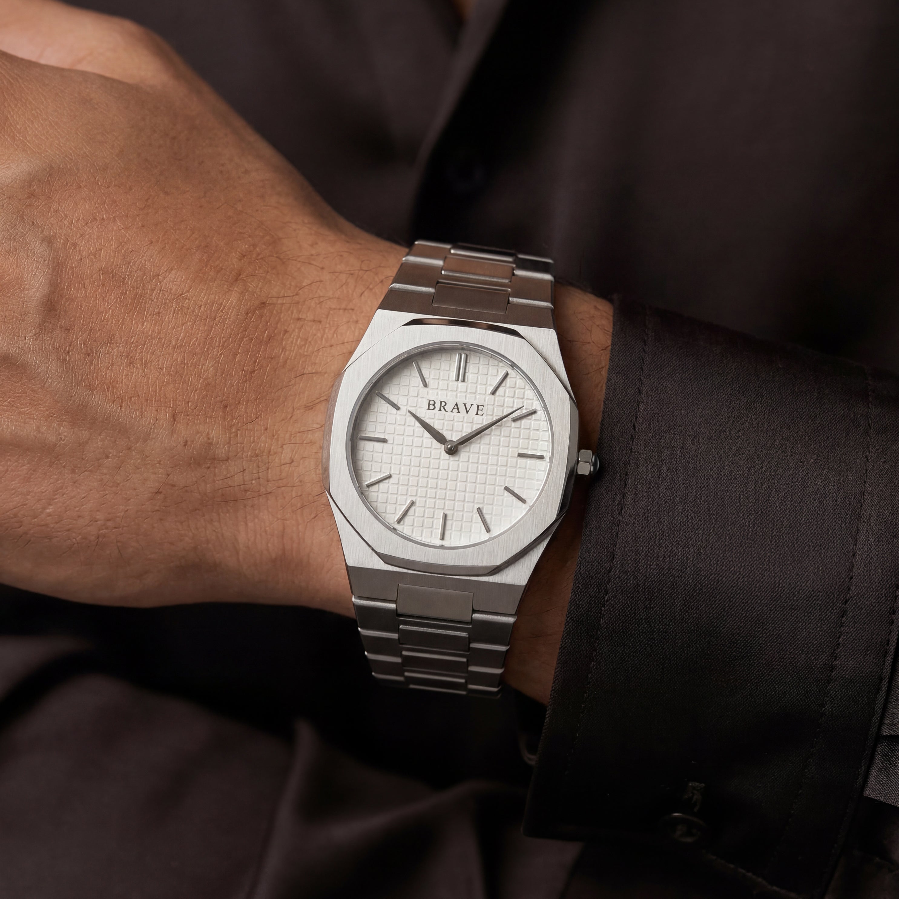 Reloj BRAVE ~ Empire Silver-White