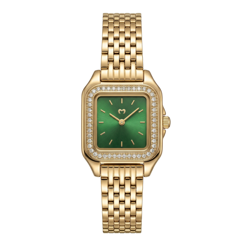 Reloj ~ Hampton Lux Gold-Green